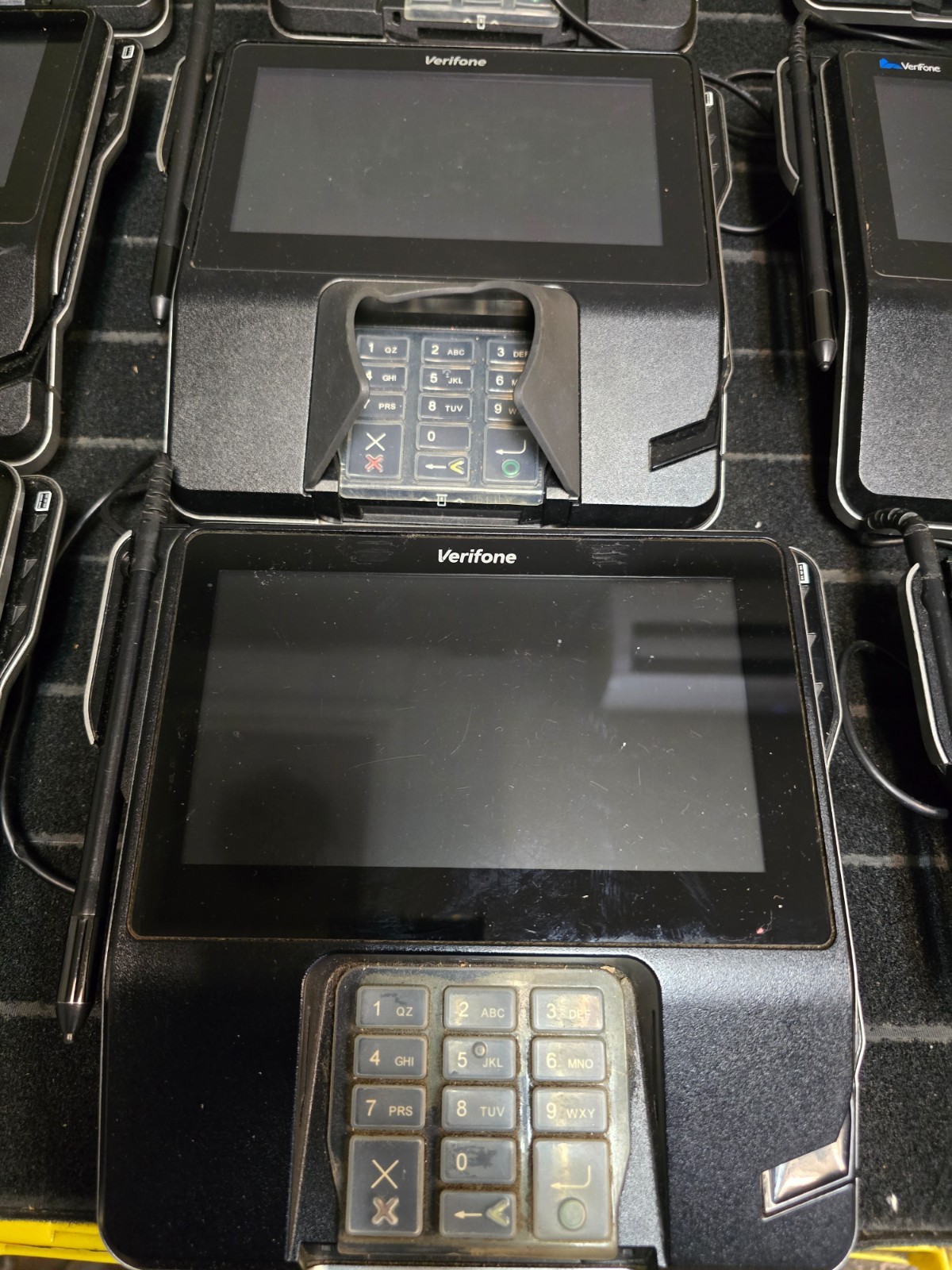 LOT OF 9 Verifone MX 925 Credit Card Terminals MX925 CTLS POS Parts-REPAIR AS IS