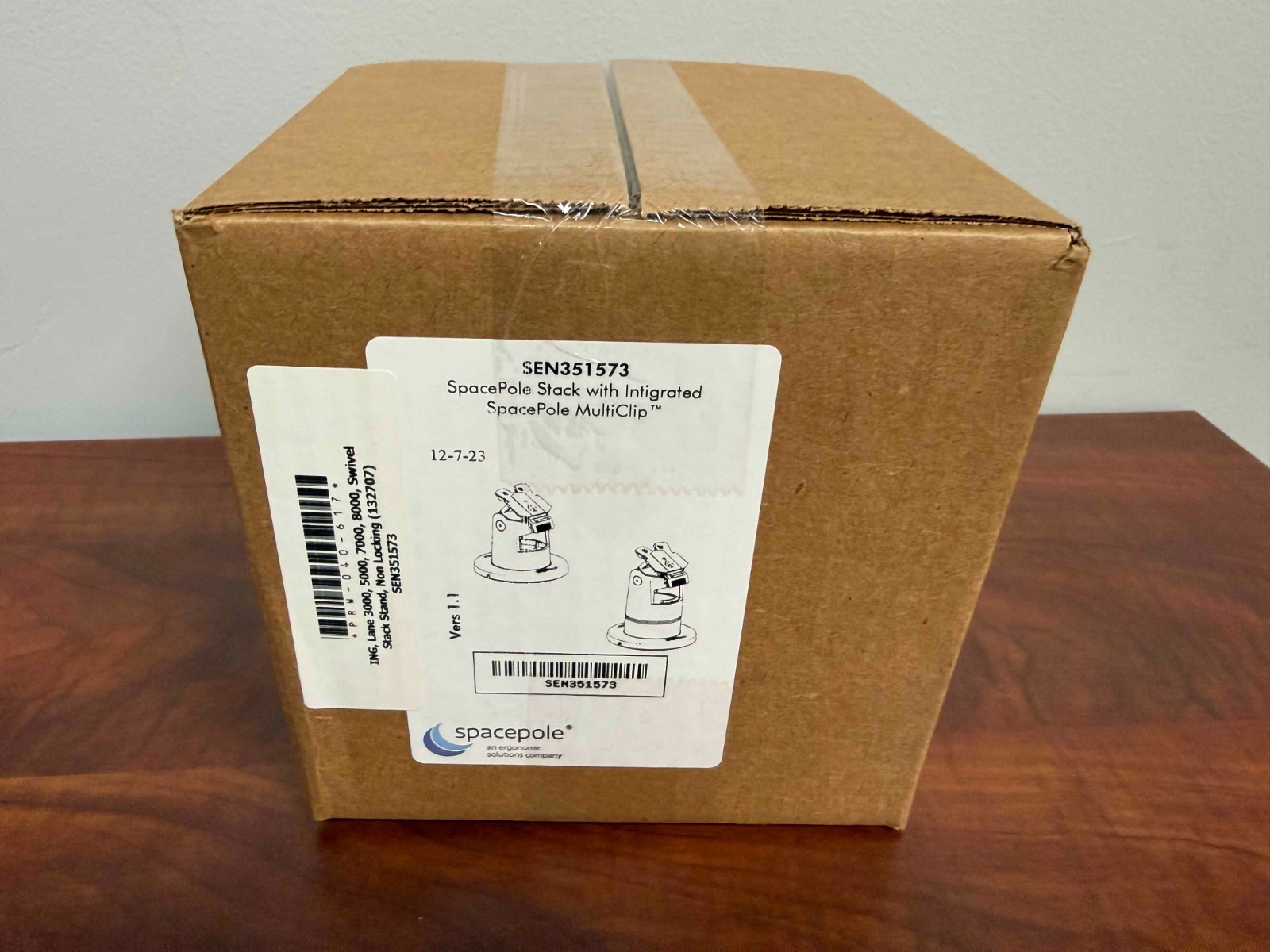 NEW Ingenico SEN351573 Lane Series Non-Locking Stack Stand includes glue pad