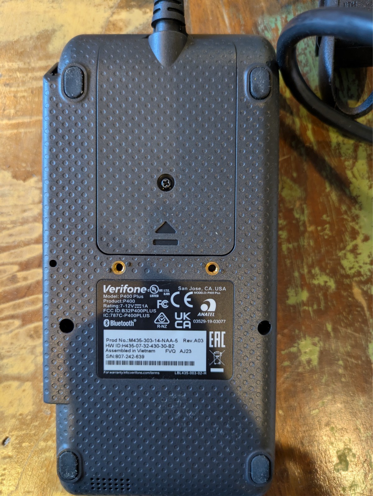 Verifone P400 Plus Stripe Credit Card Terminals