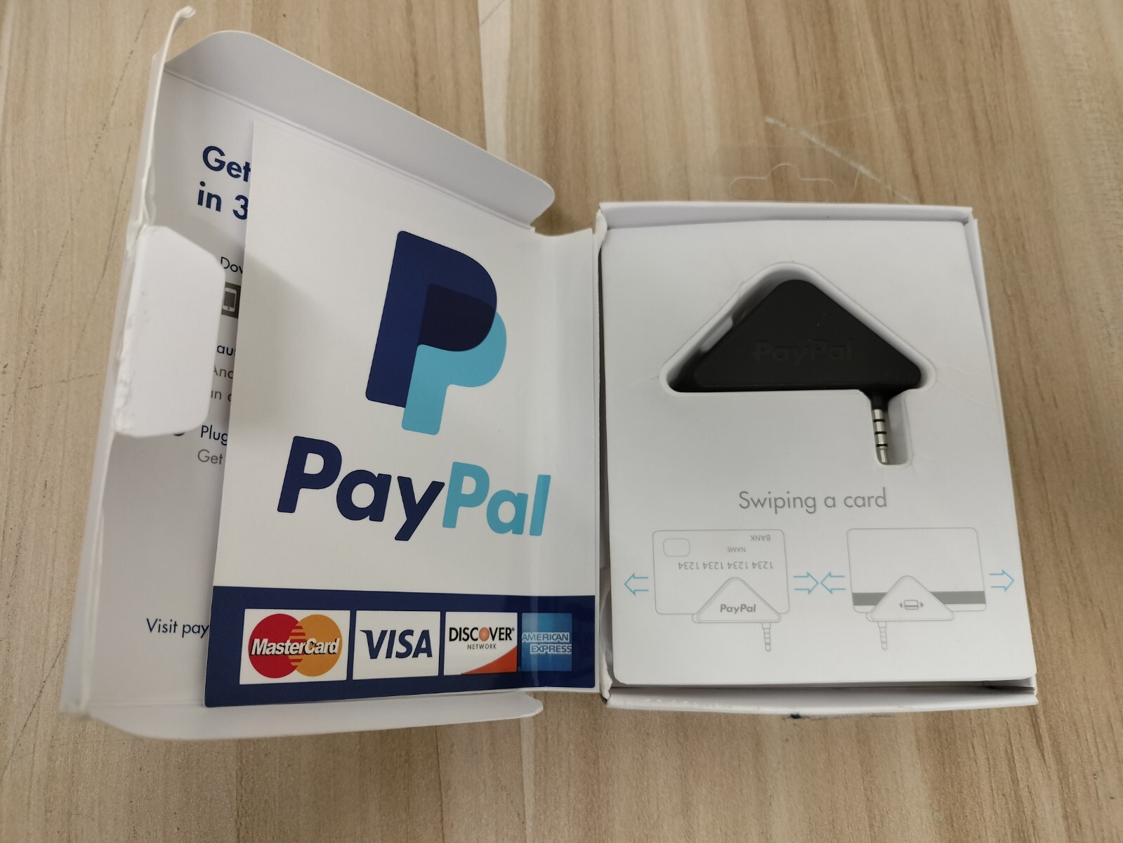 (LOT OF 4) PayPal Mobile Credit Card Reader Swiper 3.5mm Headphone Jack