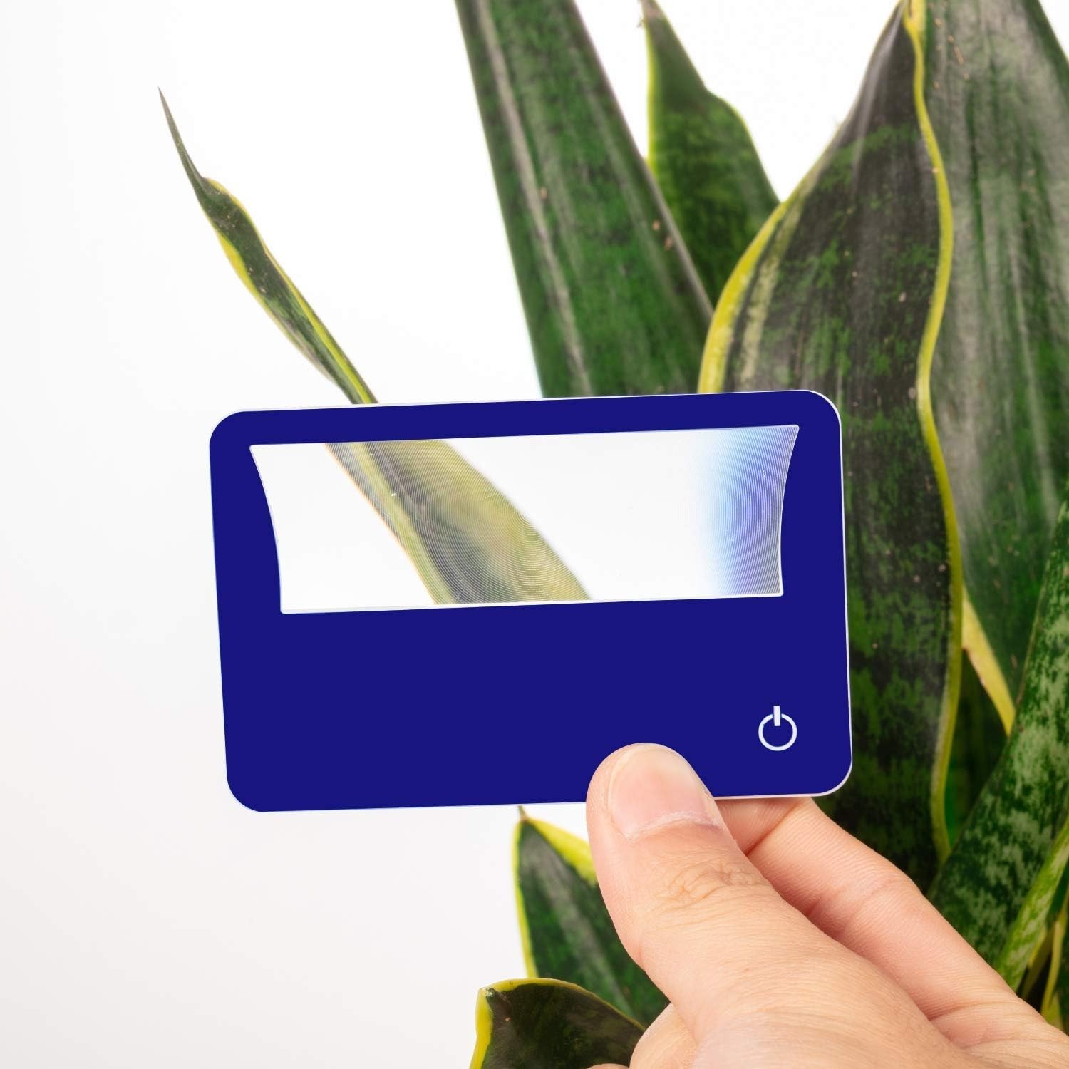 Credit Card Magnifier 8 Pack 3X LED Lighted Pocket Lens Blue Wallet Size Port…