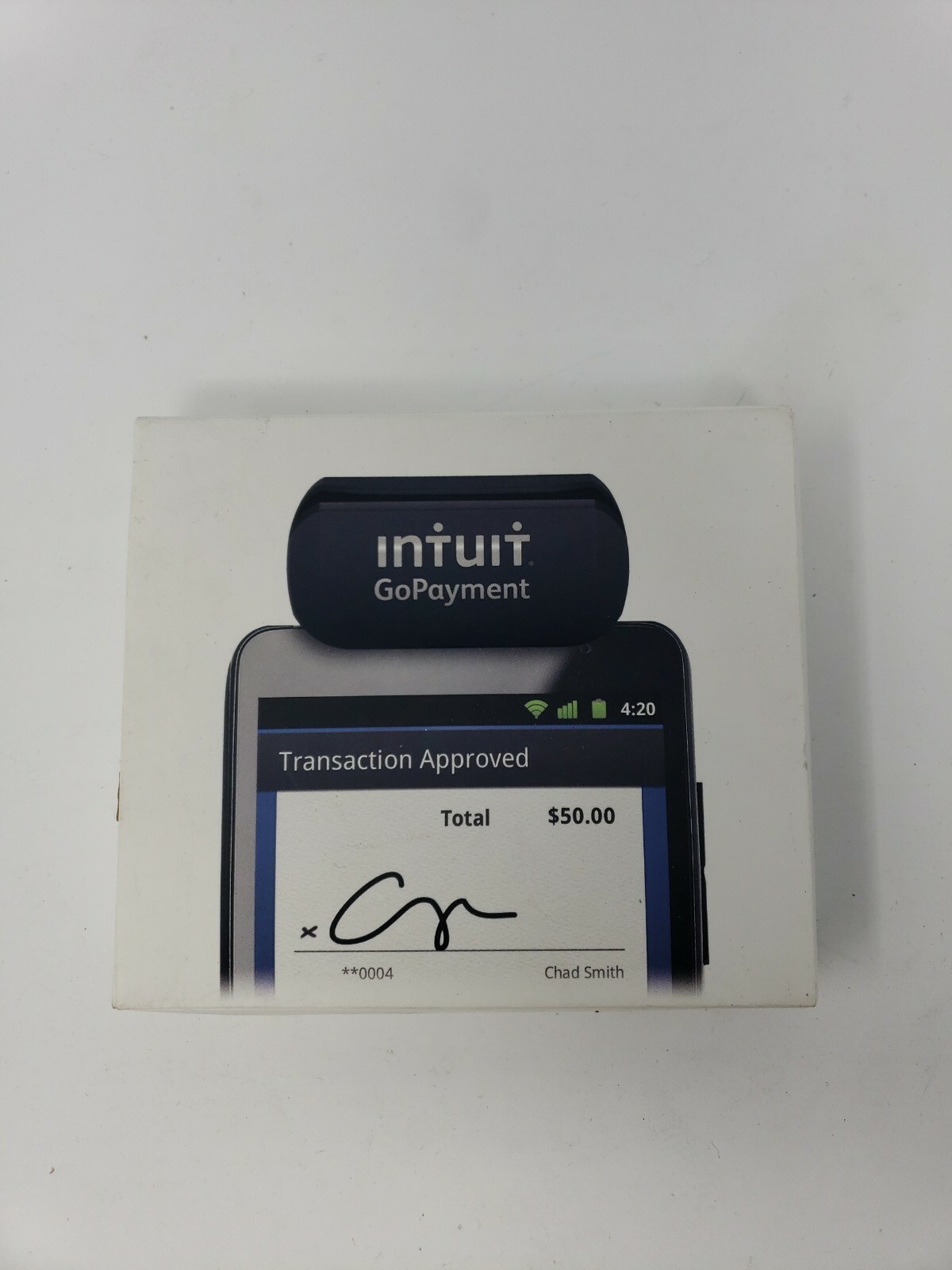 Intuit GoPayment Card Scanner Quickbooks POS