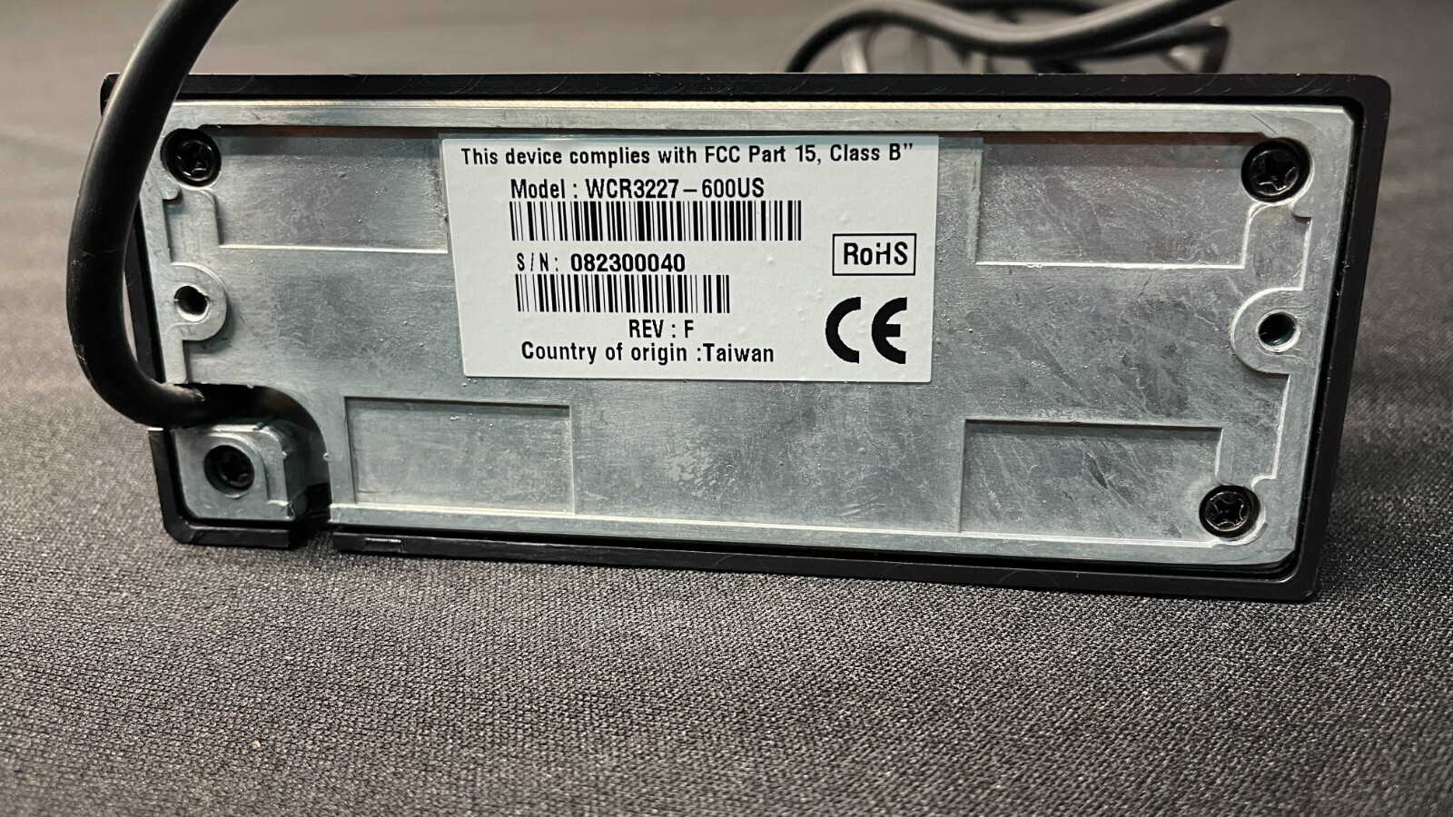IDTech WCR3227-600US Magnetic Stripe Reader