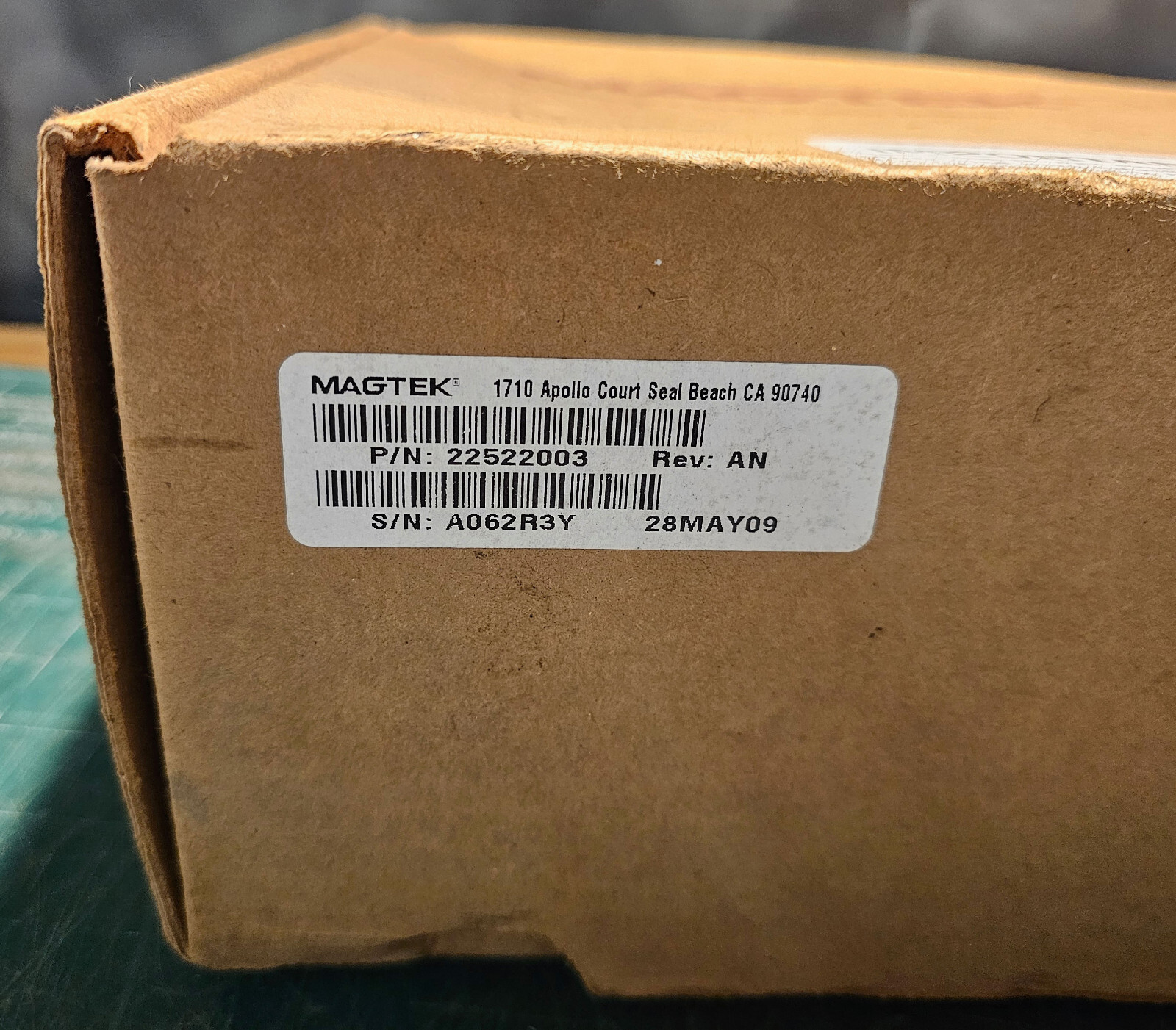 MagTek Mini MICR Check Reader (PN 22522003) + AC Adapter and connecting Cable