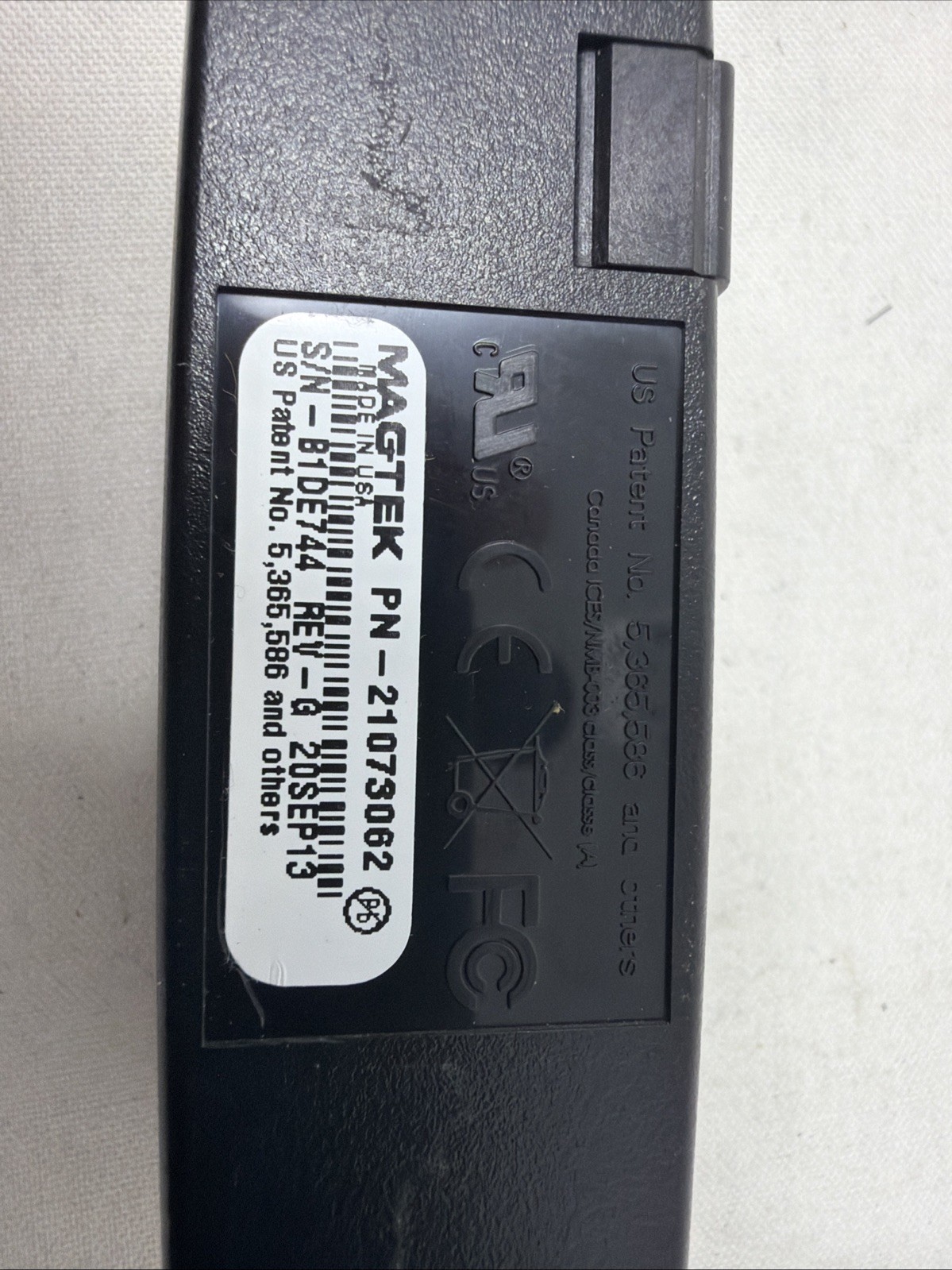 MagTek 21073062 USB Magnetic Card Reader Swiper Stripe Credit Gift Card Valutec