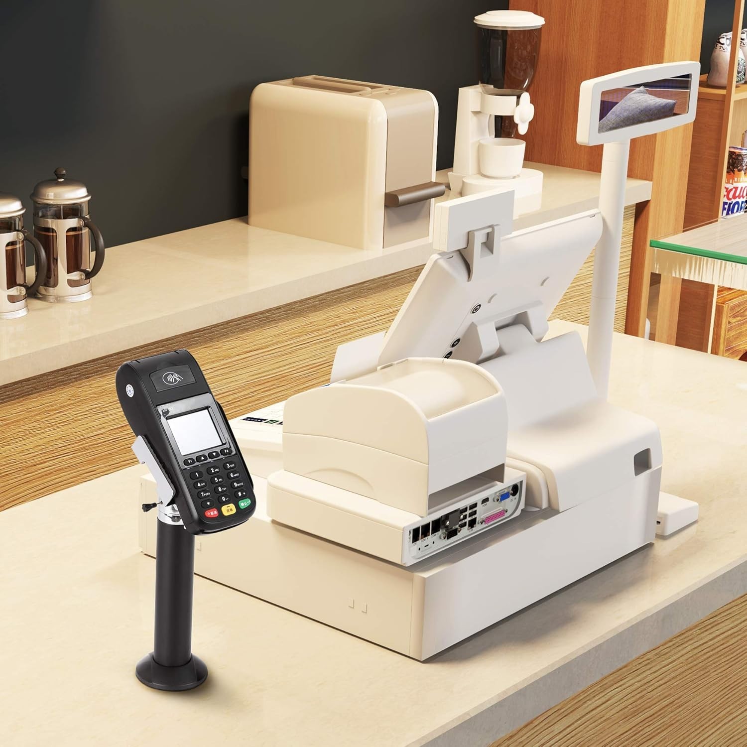 Universal Credit Card Terminal Stand | Adjustable & Swivel
