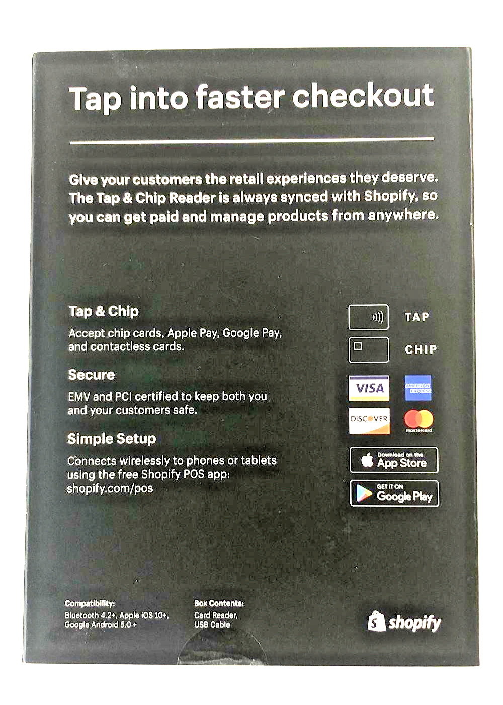 New Shopify Tap & Chip Card Reader – Wireless POS Terminal (S1801B)