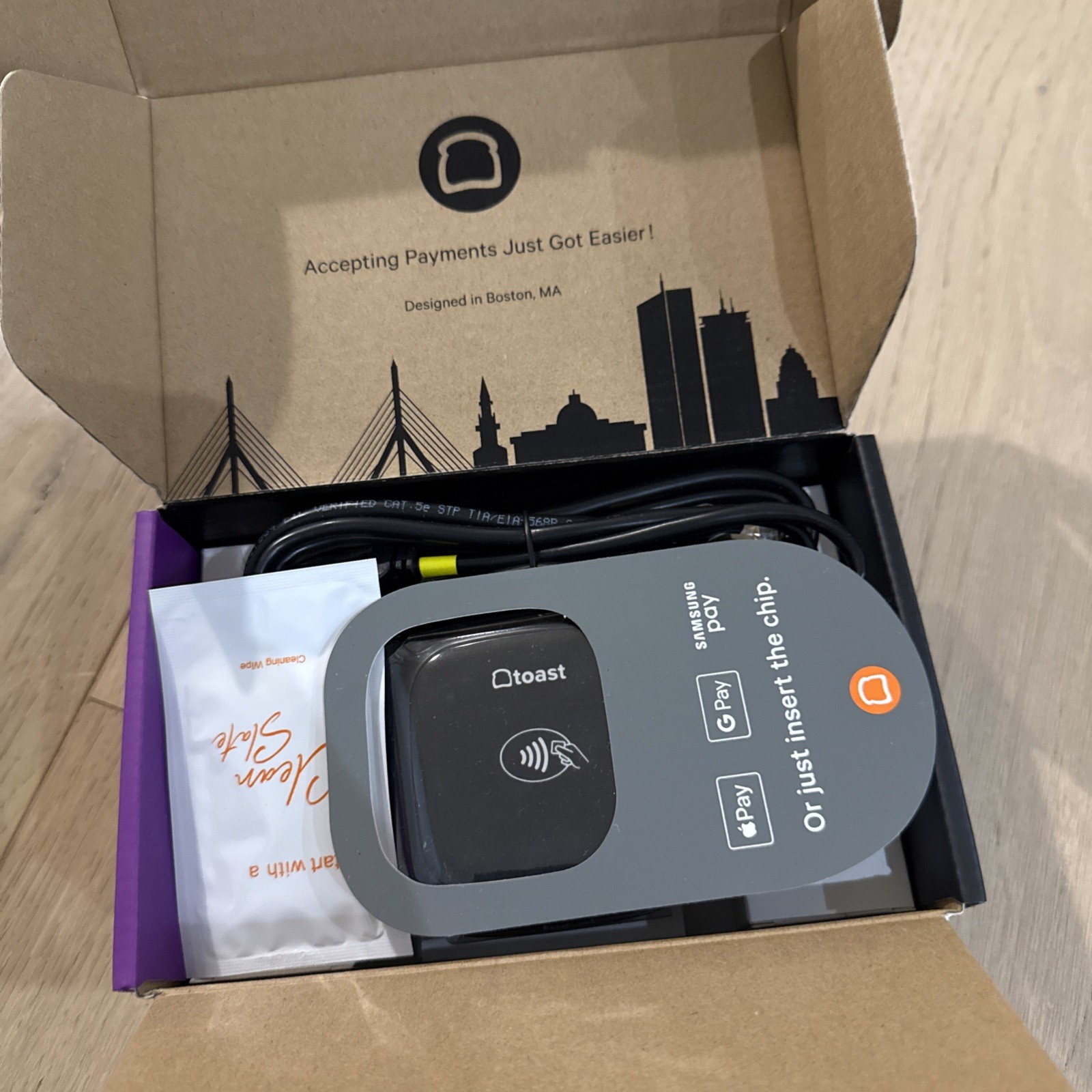 TD200 Toast Flex POS Payment Device Tap Credit Card Reader – Original Packaging