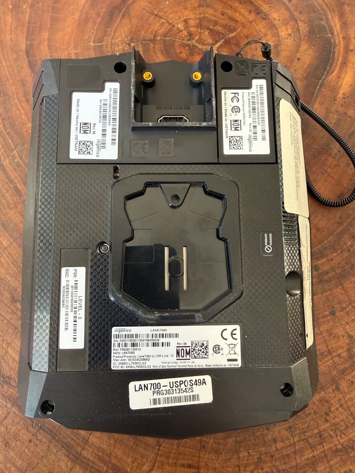 Ingenico Lane 7000 Signature Capture Payment Terminal
