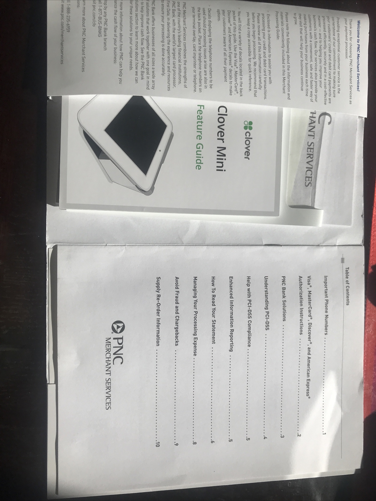 Clover Mini POS, Credit Card Machine