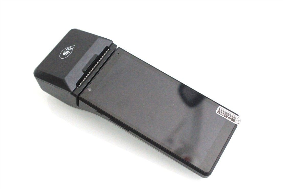 OEM CS50 Smart POS Payment Terminal NFC Receipt Printer USB Charger Battery