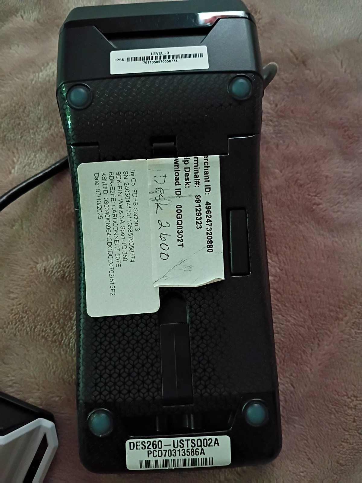 Ingenico Desk 2600 | Ethernet | Terminal Credit Card Reader Payment Tap Insert