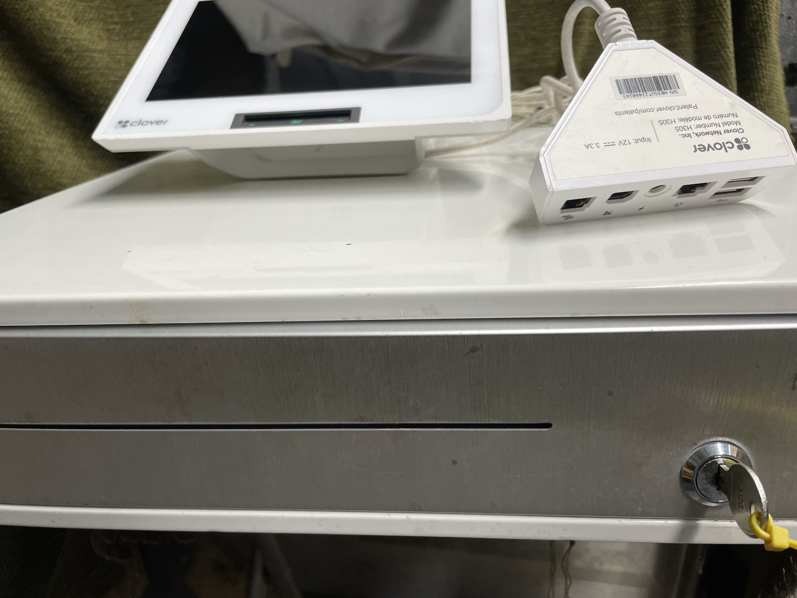 Clover Mini C501 POS System with Cash Drawer-Factory Reset-Ready To Set Up!