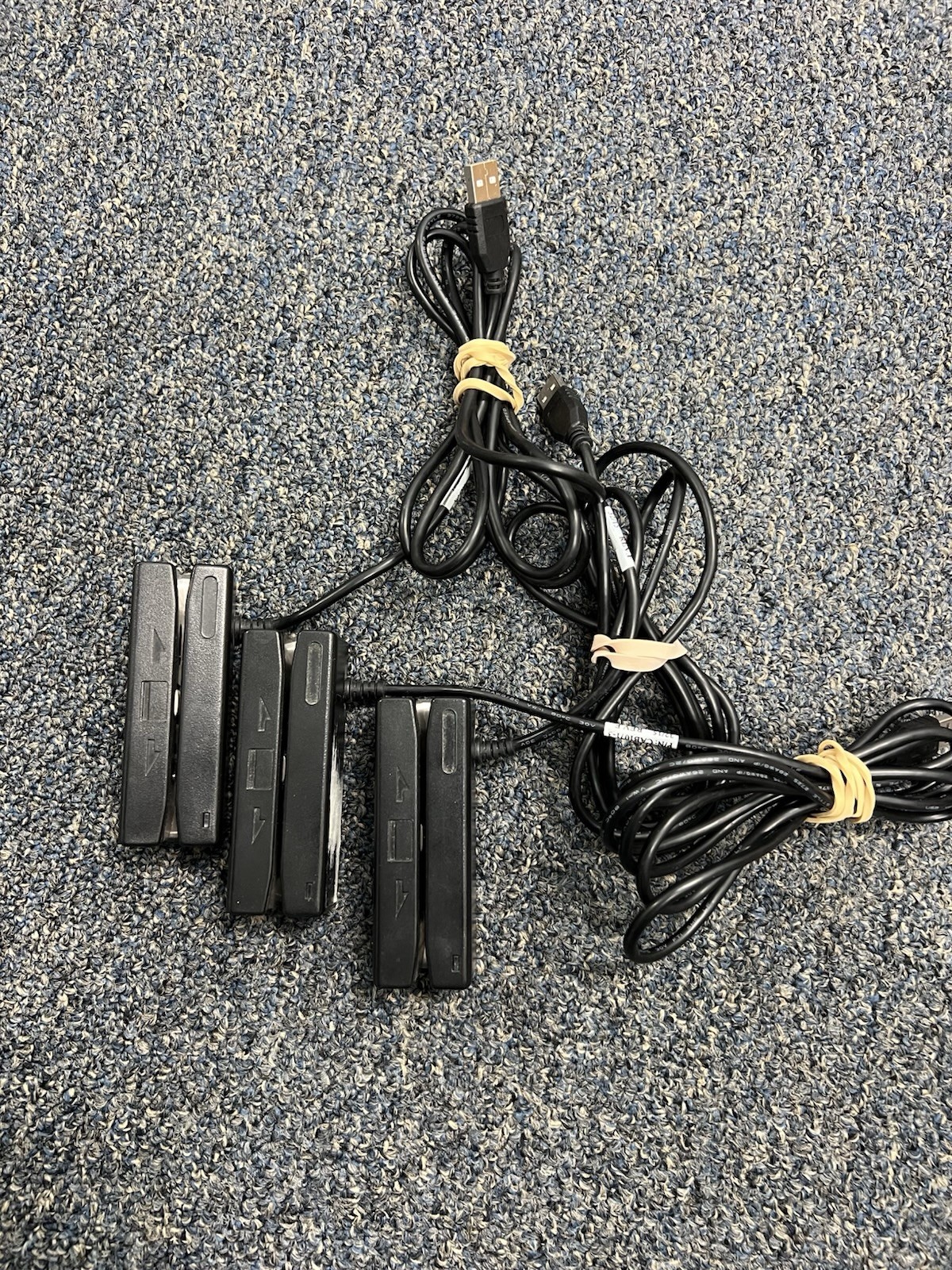 (LOT Of 3) ID Tech IDRA-334133BG-S2 USB Magnetic Strip Reader – Black