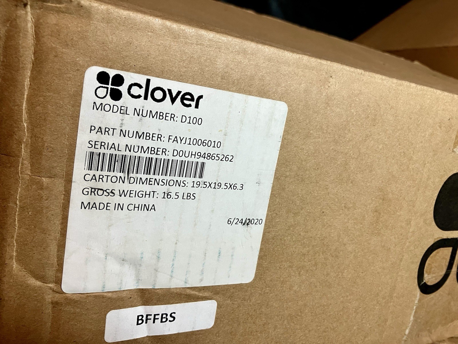 Clover POS System Lot C500 Station C101 D100 Cash Drawer PAX S80 Terminal Tested