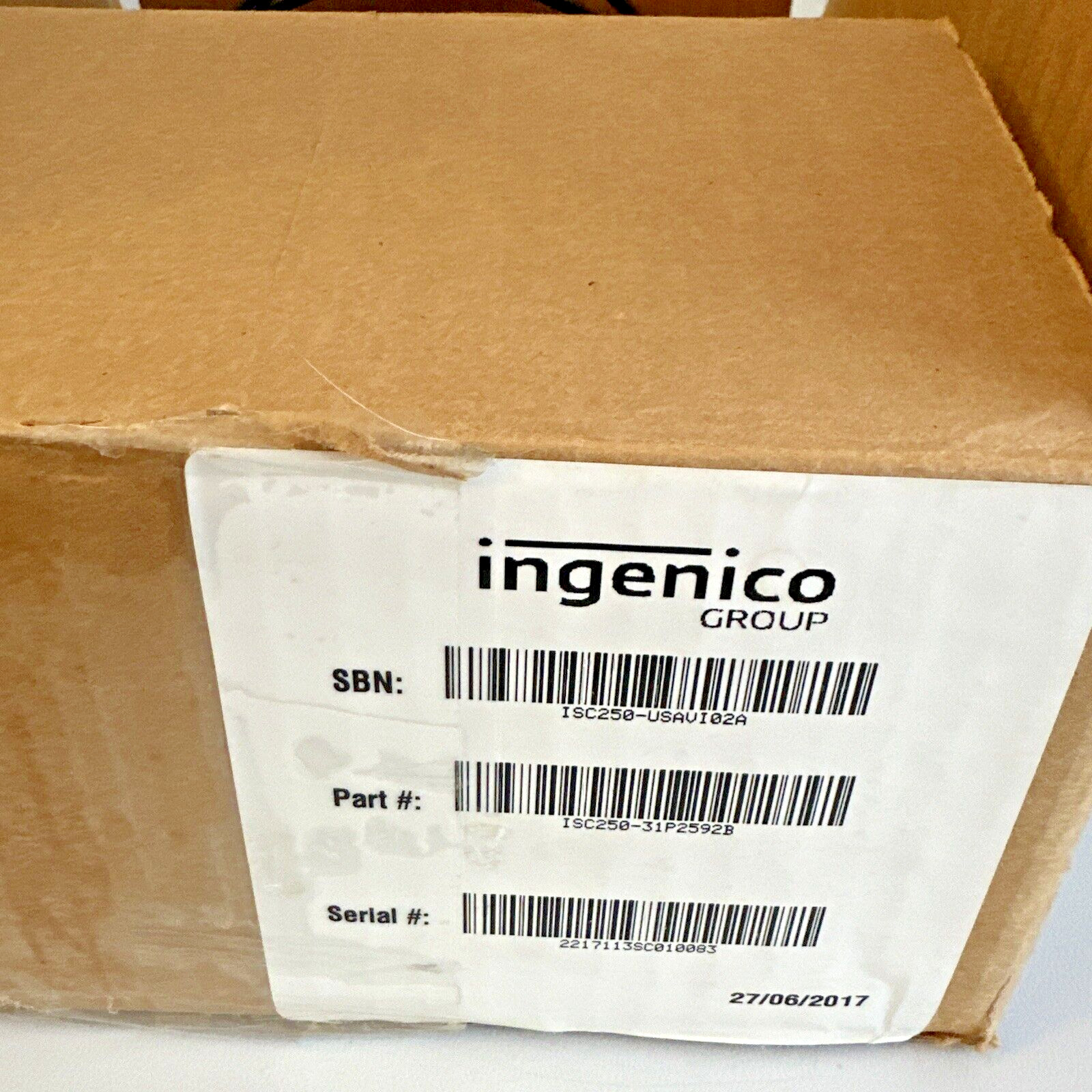 Ingenico Credit Card Terminal ISC TOUCH 250 – Connection Cable Stylus Metal Base