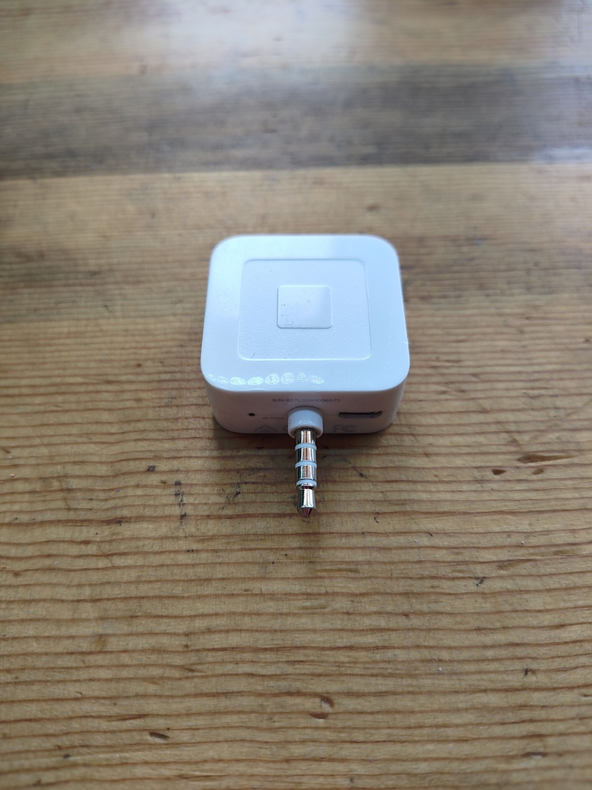 Square Magstripe Reader with 3.5mm Headphone Connector – White