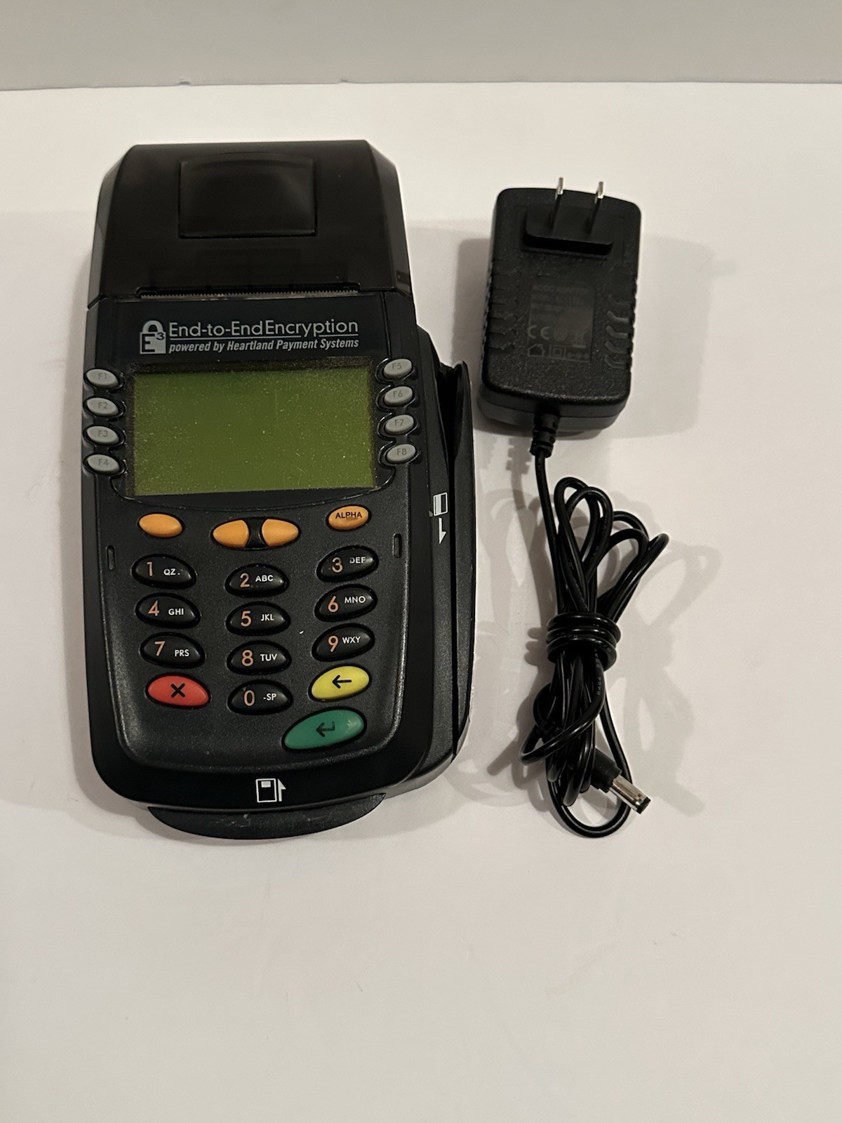 E3 Credit Card Terminal Heartland Payment Systems with Chip Reader and Printer