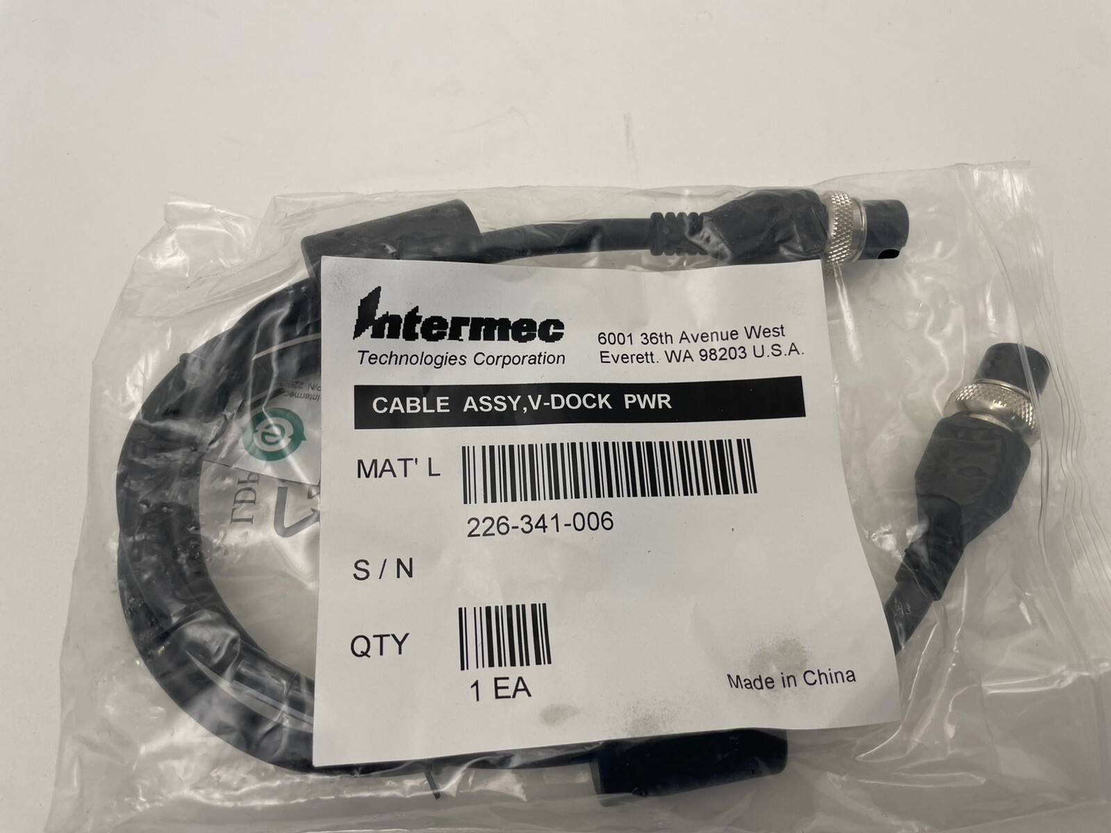 Intermec Smart UPS with 3′ Cable for CV60 Vehicle Mount Computer 203-788-002 New