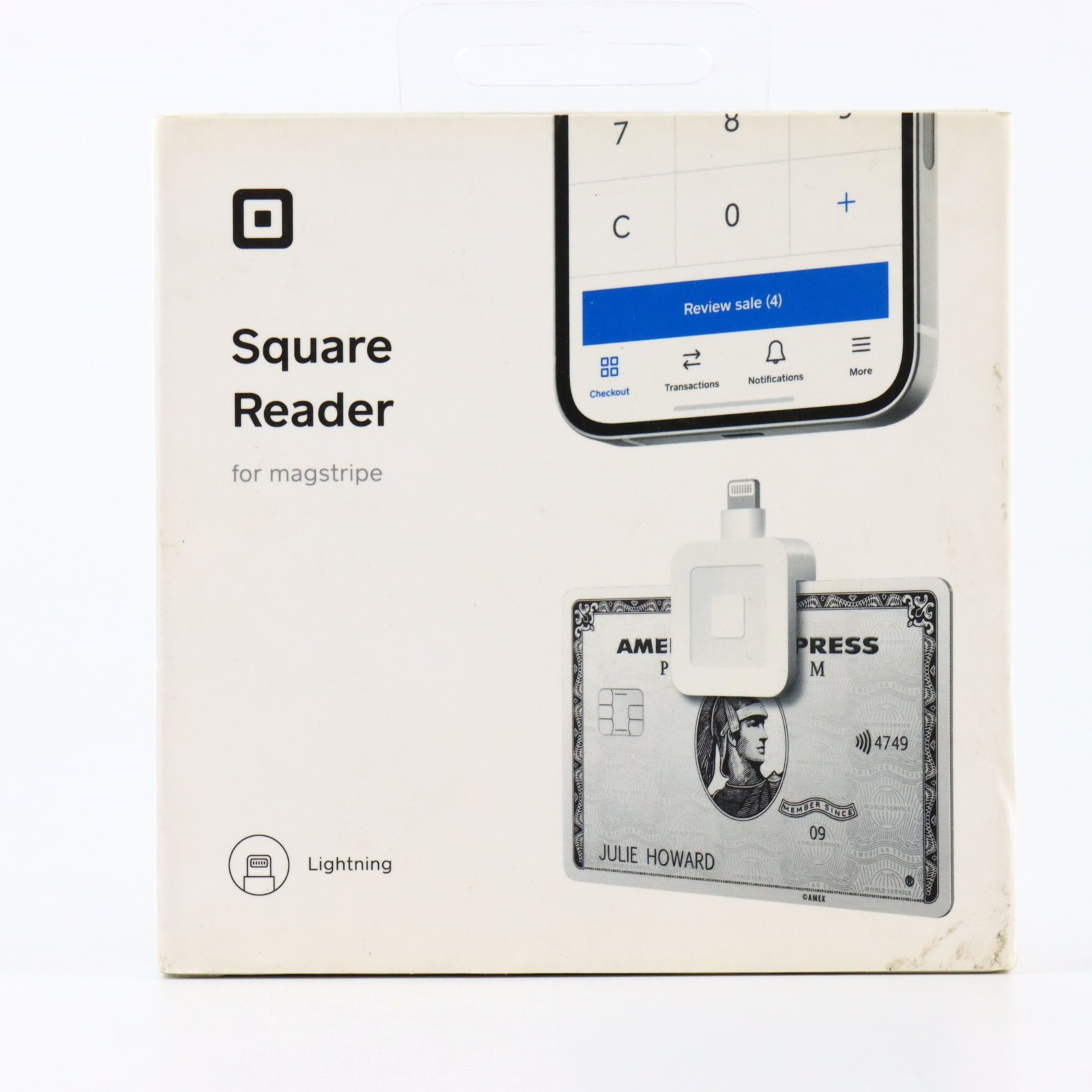 Square Magstripe Card Reader Lightning for iPhone iPad A-SKU-0523 – NEW