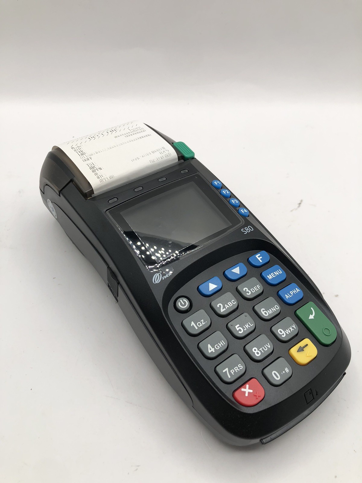 PAX S80 Credit Card Terminal Unit POS Brand New Open – Includes All Cords