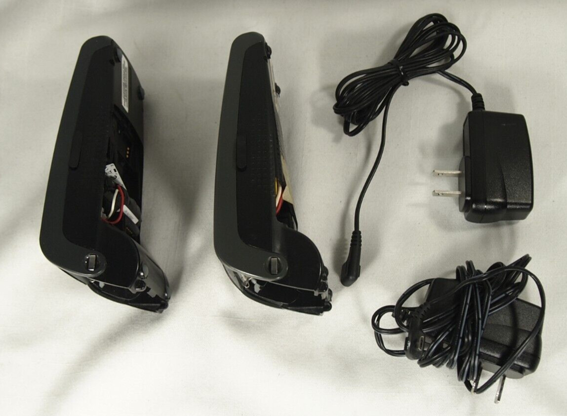 Lot 2 Ingenico iWL200 Card Terminal AsIs Parts or Repair Incomplete+Power Cables