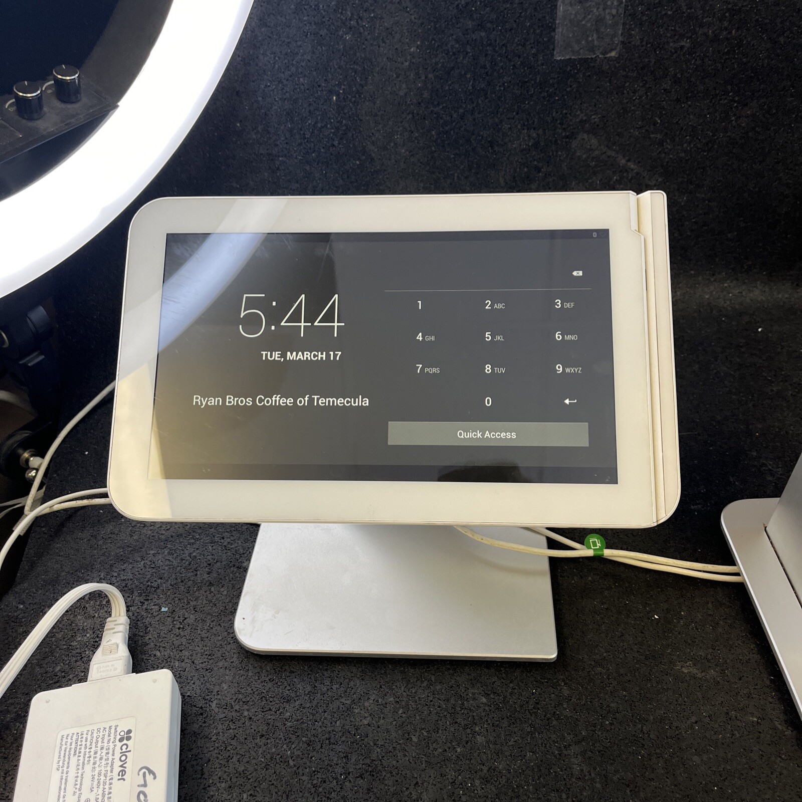 Clover Station C100 POS 1.0 System + P100 Printer + Power Cord WORKING