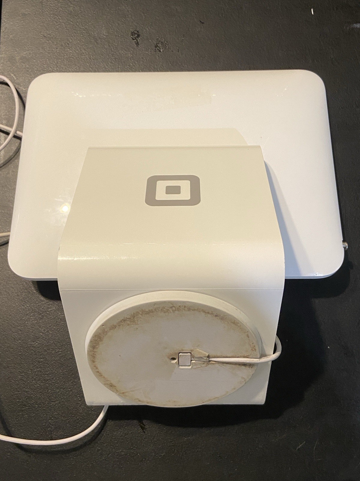 Square Stand for iPad – POS Register Stand w/ Power Supply UNTESTED (SO89)