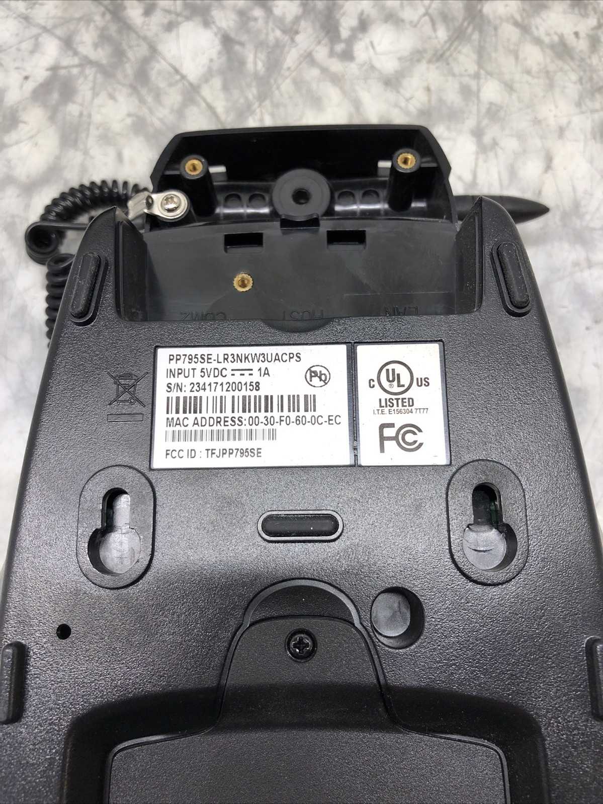 LOT OF 5 — UIC PP 795 SE Advanced Payment Terminal And Some Wires — READ DESC.