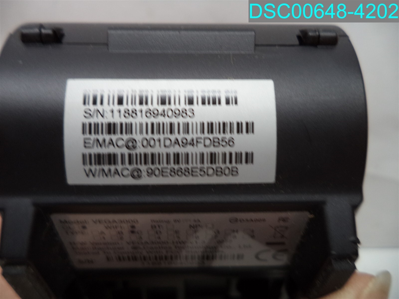 Used Item DEJAVOO SM Z8 Credit Card Terminal VEGA3000