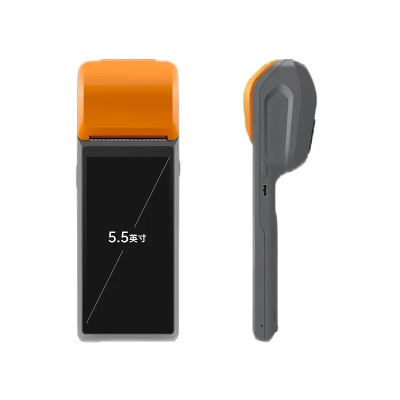 Android 11/4G Handheld POS Terminal HD Screen With Built-in 58mm Thermal Printer
