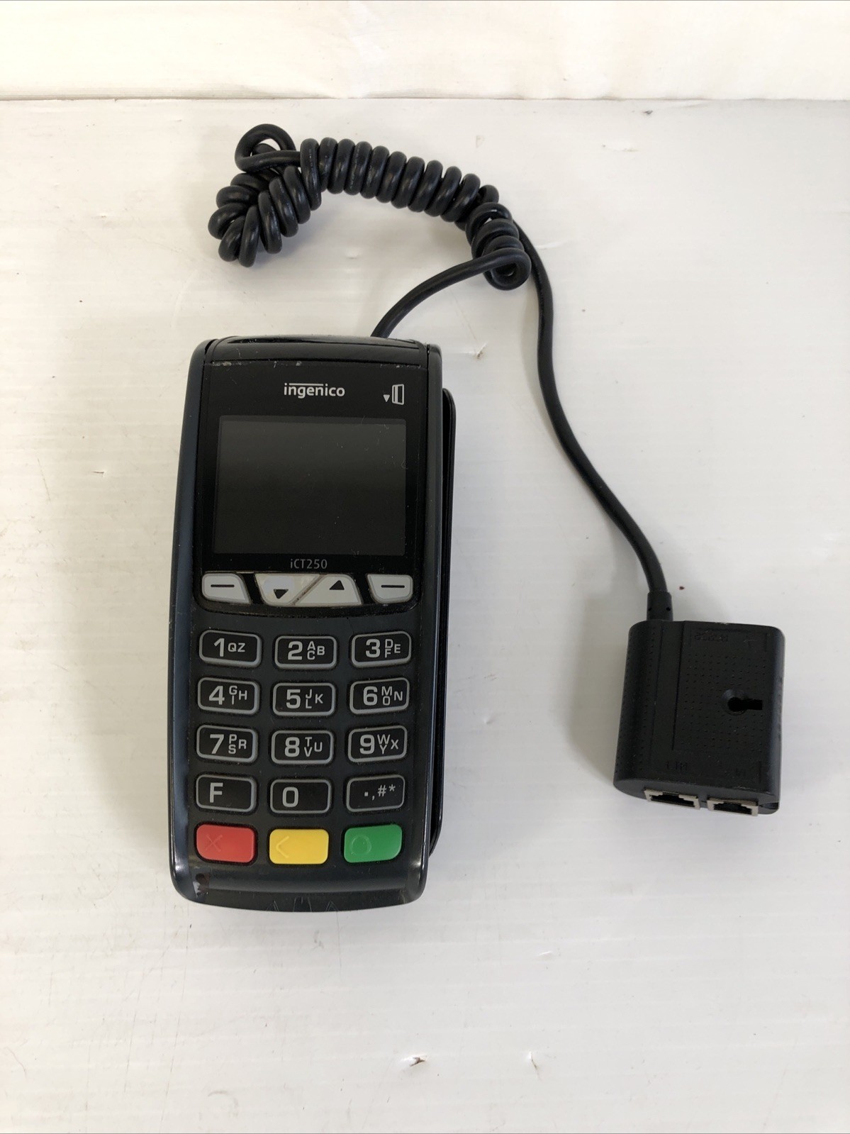Ingenico EM / ICT250 Credit Debit Card Terminal Reader Printer & Power Supply
