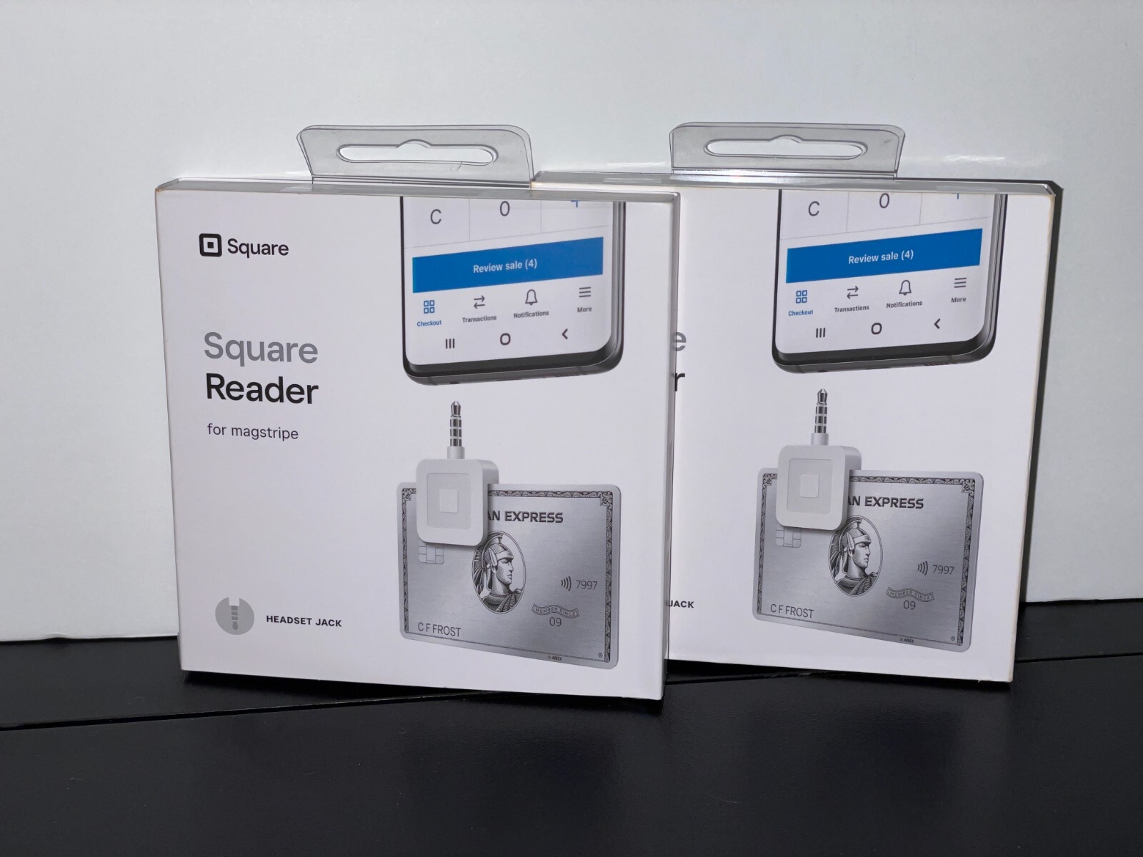 Square A-PKG-0206-01 Credit Debit Card Reader White for Apple iPhone