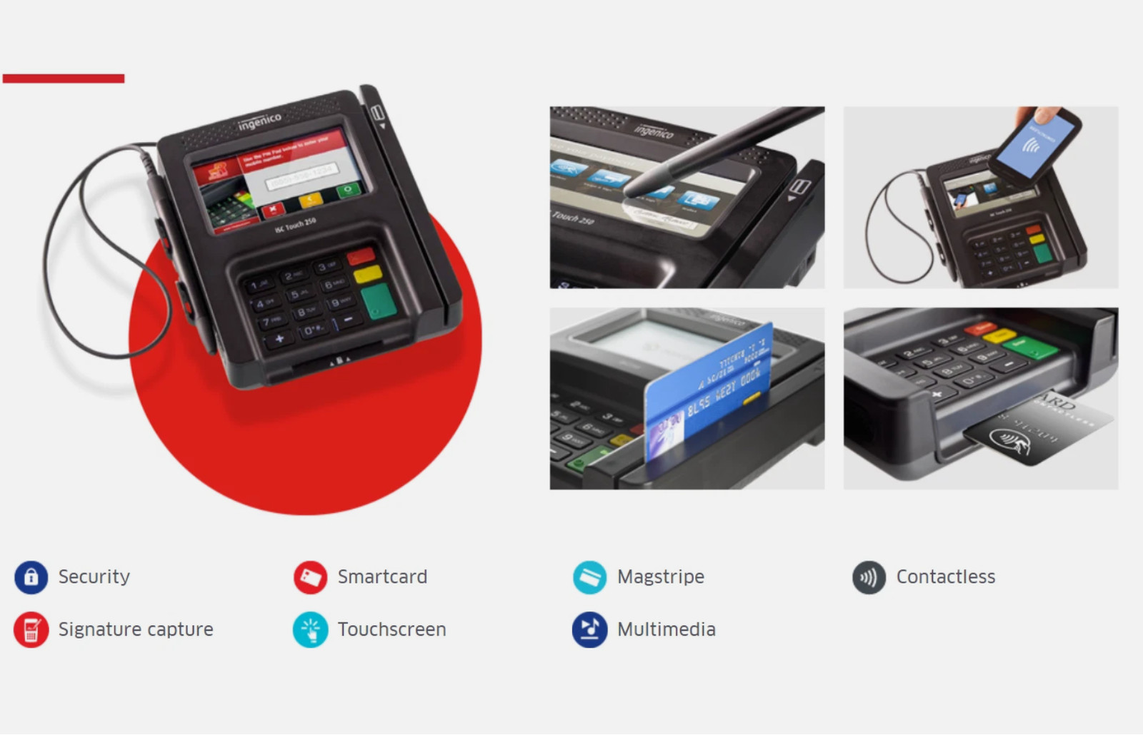 Ingenico ISC250 Touch Payment Terminal – Black