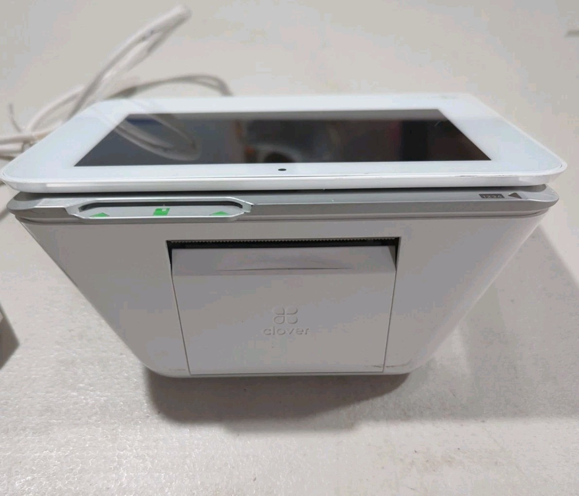 Clover Mini Station POS C301 Touchscreen Display Credit C Reader Password Locked