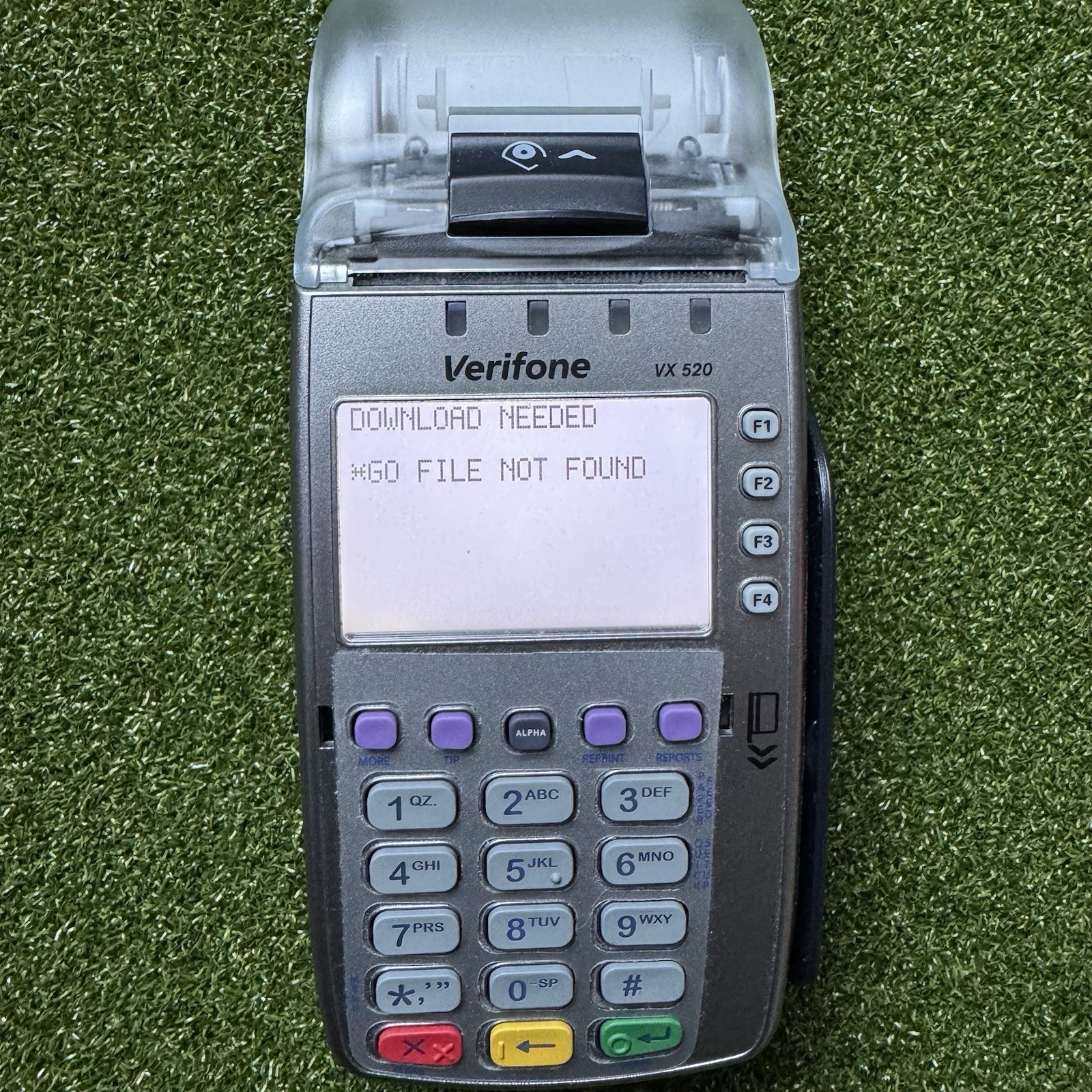 Verifone VX520 Credit Card POS Terminal w/ Power Supply