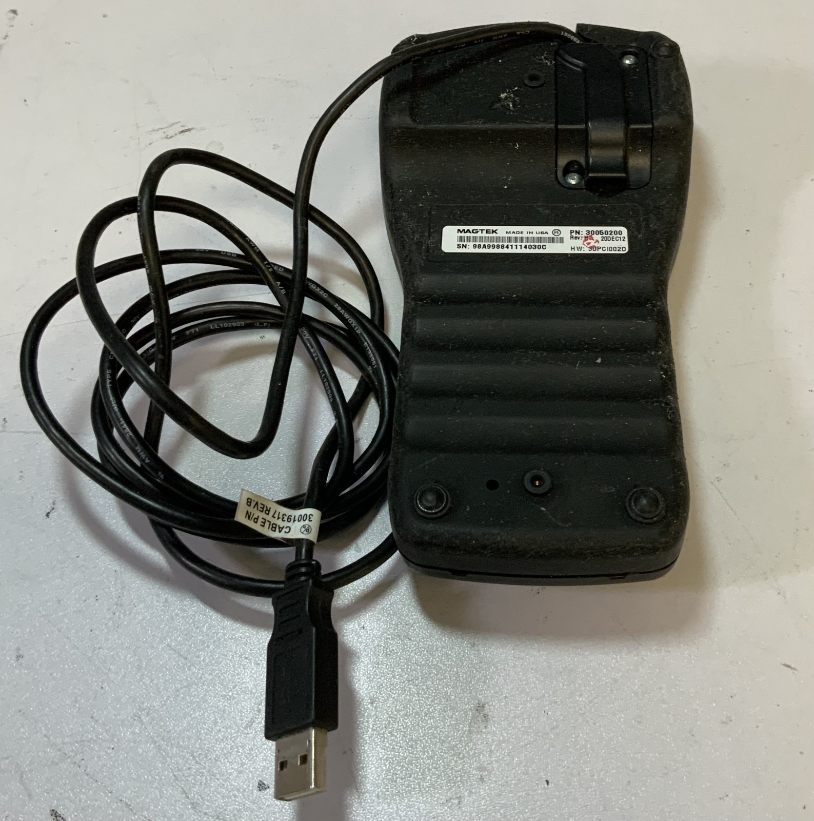 MagTek 30050200 IPAD Pinpad LCD 3 Track Magnetic Stripe USB Card Reader “J2B”