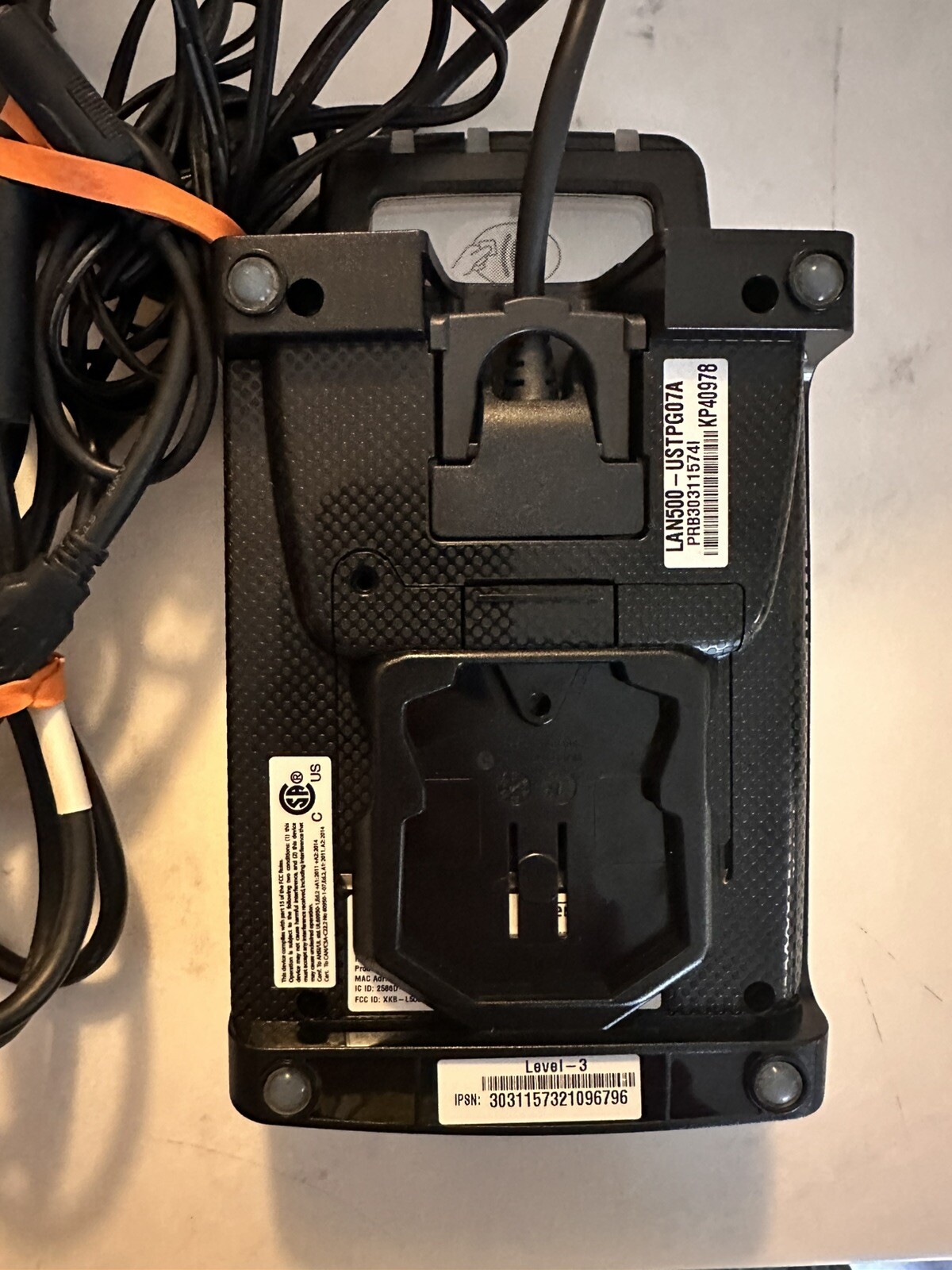 INGENICO LANE 5000 PAYMENT PROCESSING TERMINAL Level 3 No Pen