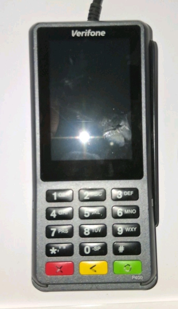 Verifone P400 Plus Credit Card Terminal M435-003-04-WWBɓ -5 SOLD AS IS