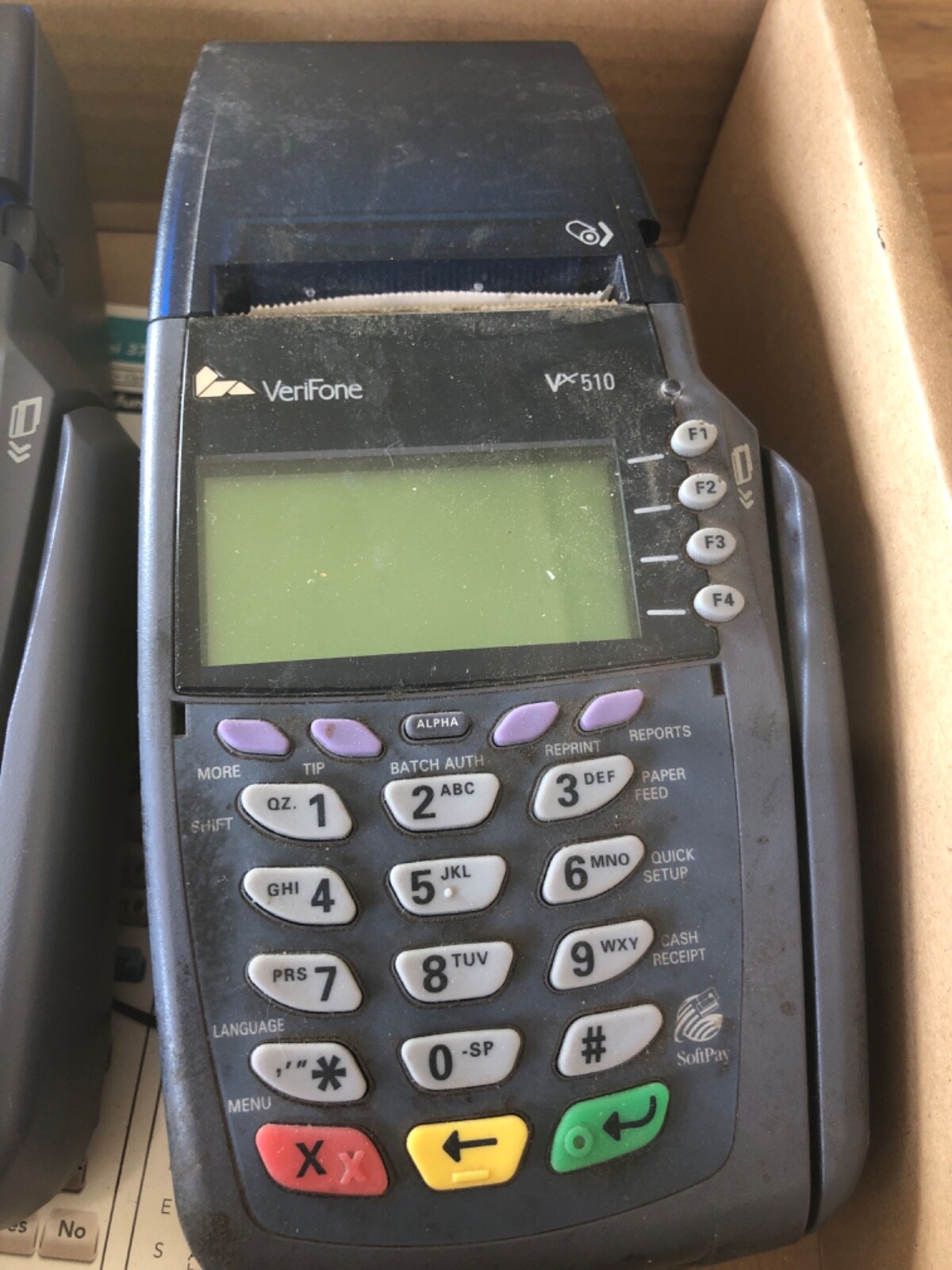 Lot of 2 VeriFone Vx510 Credit Card Terminal TESTED Units Only