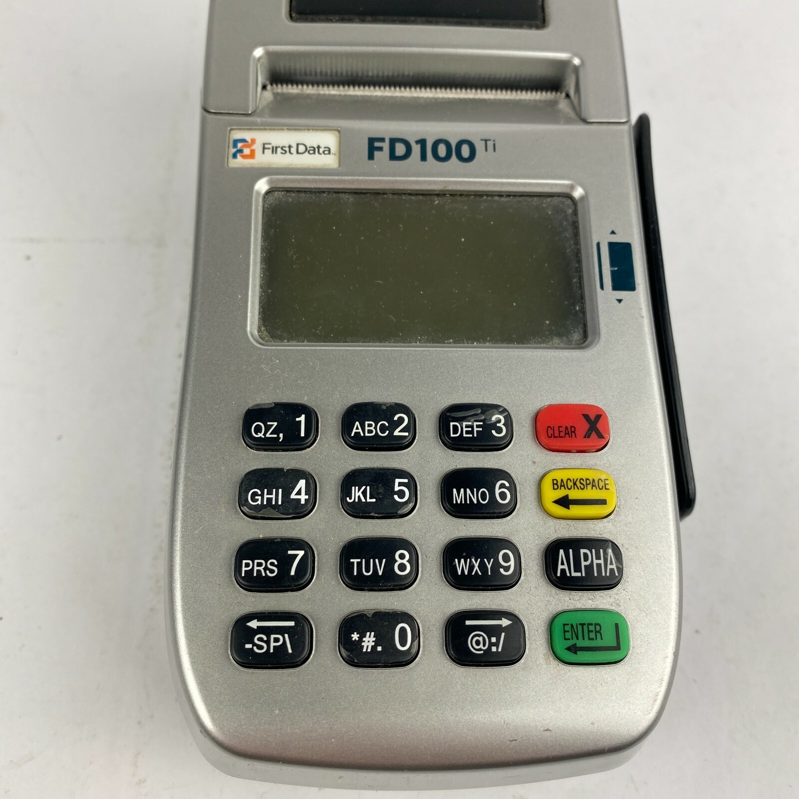 First Data FD100 Credit Card Machine Tested and Works