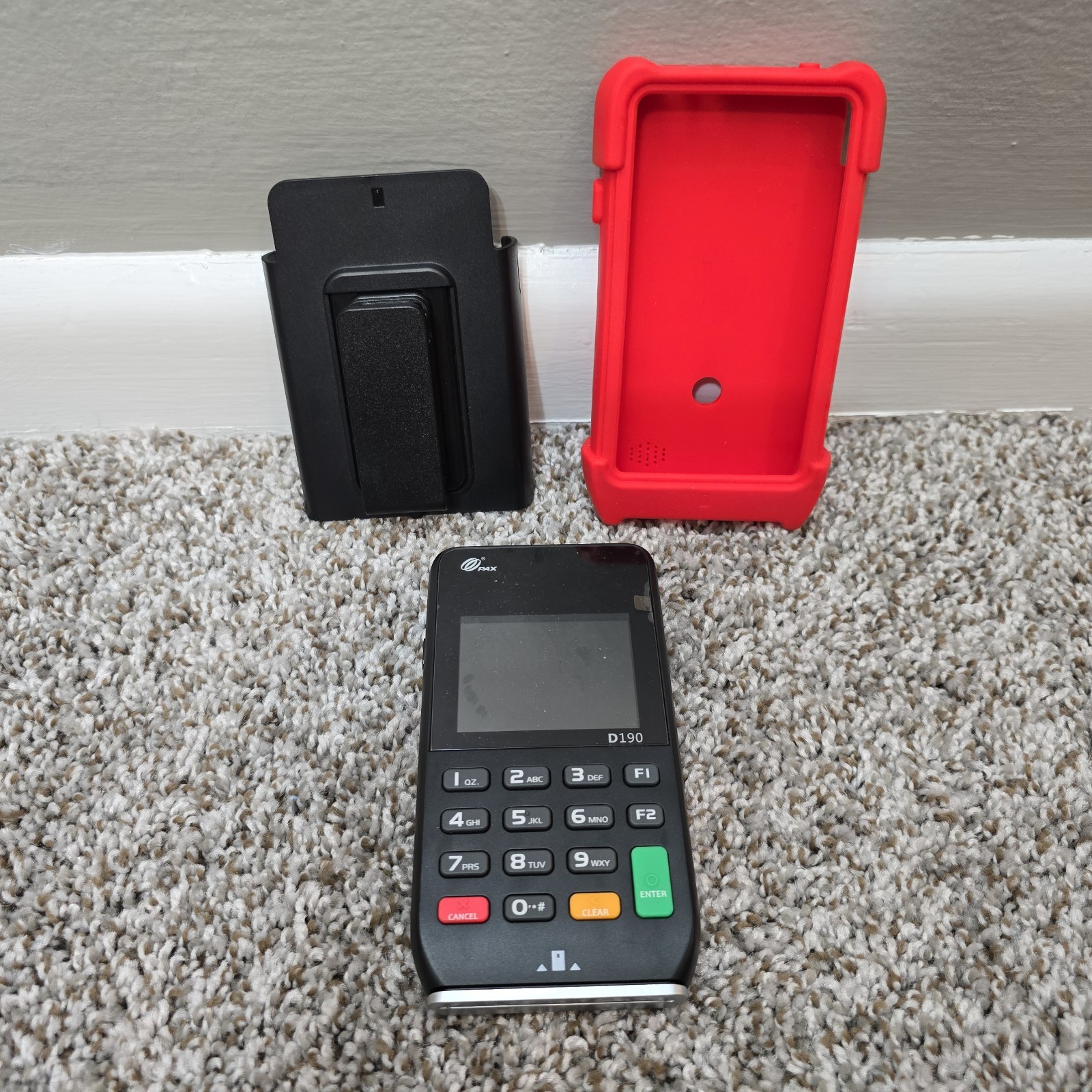 PAX D190 Advanced MiniPOS Terminal Mobile Contactless Payment – FOR PARTS REPAIR