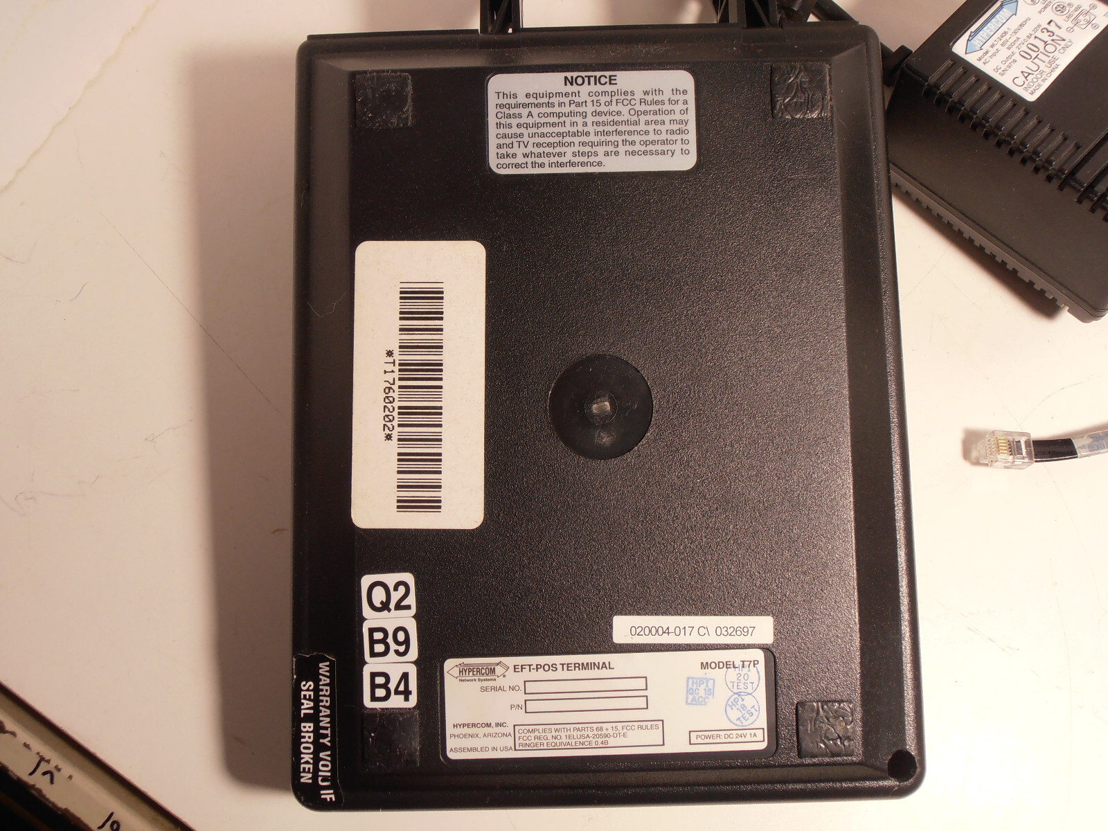 Hypercom T7P & S7C POS Credit Card Terminal Bundle For Parts Or Repair