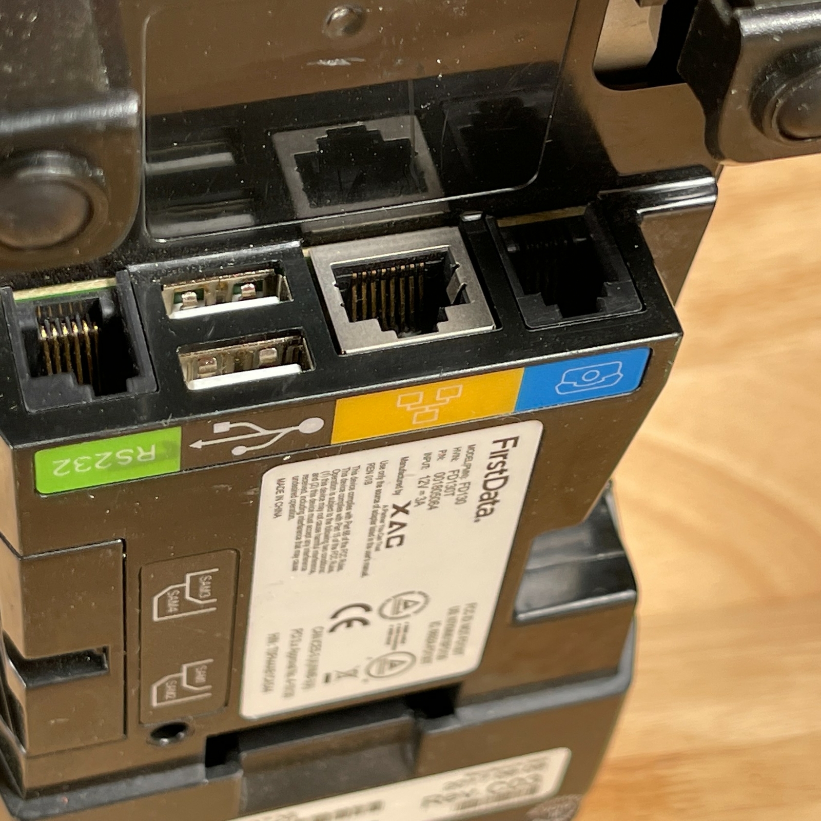 First Data FD130 USB/Wi-Fi Connectivity Touchscreen Compact Credit Card Terminal
