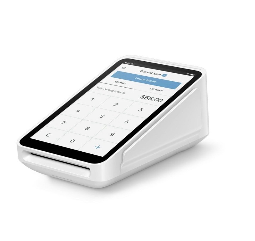 Square Terminal Credit Card Machine Mobile POS Payment Processing White Open Box