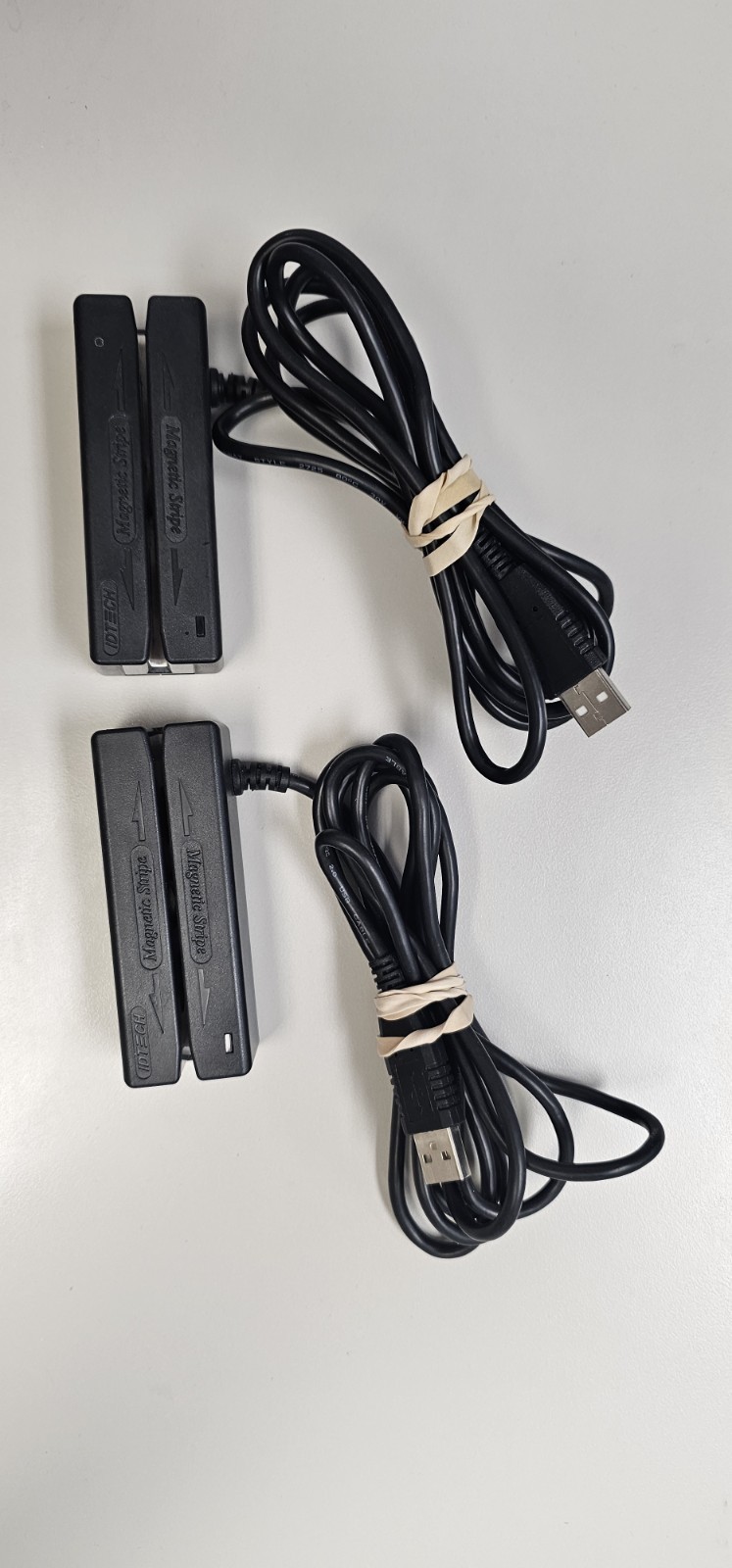 Lot Of 2 ID TECH Mini Mag Magnetic Stripe Reader Model IDMB-334112B