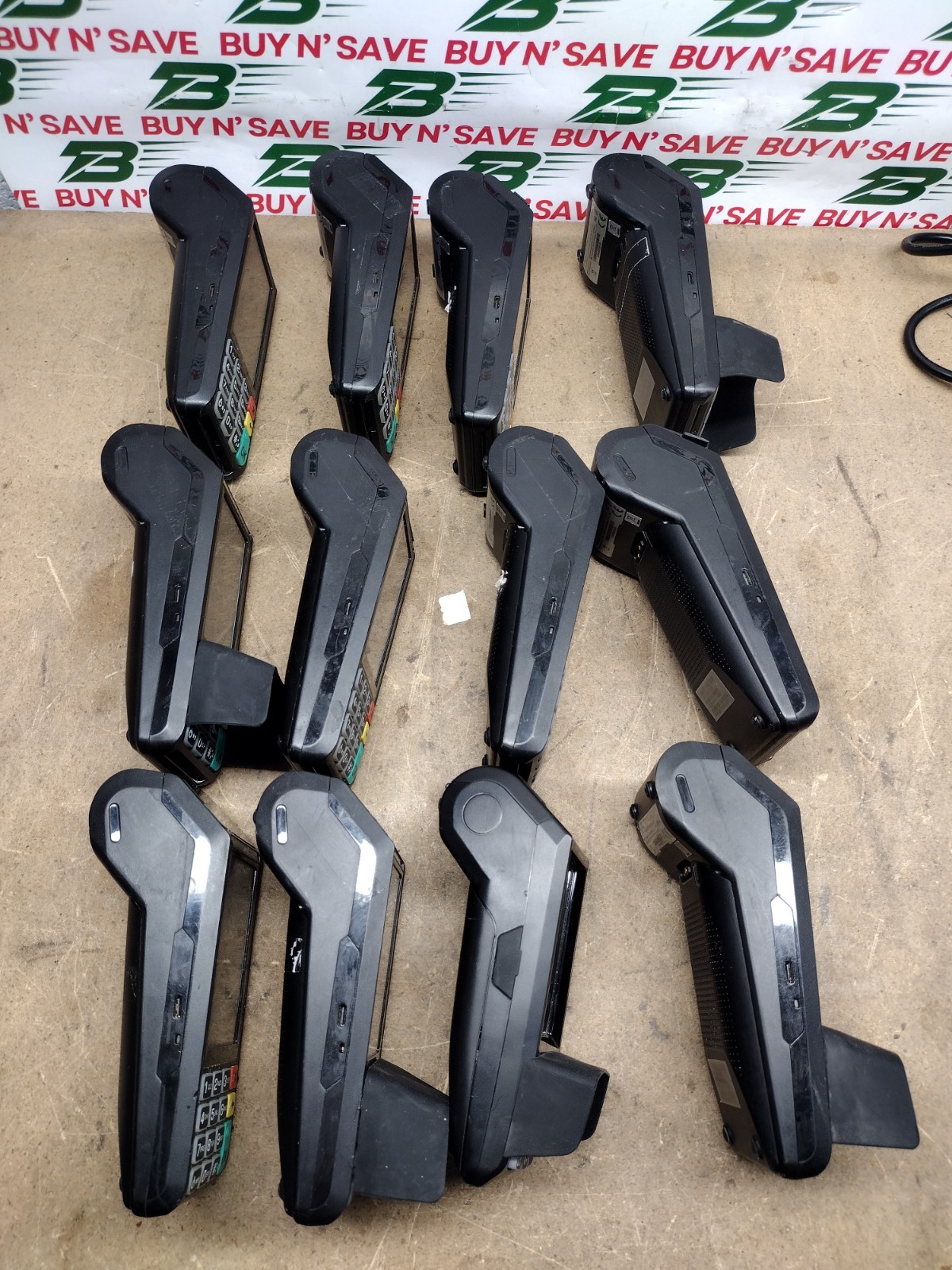 Lot of 12- Dejavoo Z9 VEGA3000 POS Credit Card Terminal – No Cables – PARTS
