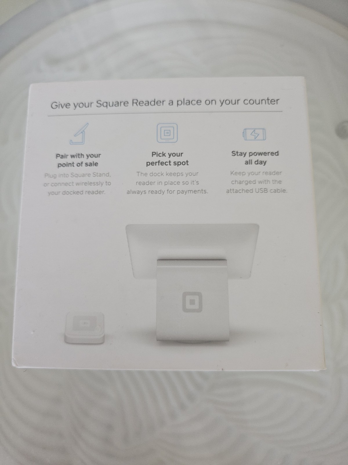 Square A-SKU-0120 Dock for Contactless Credit Card Reader