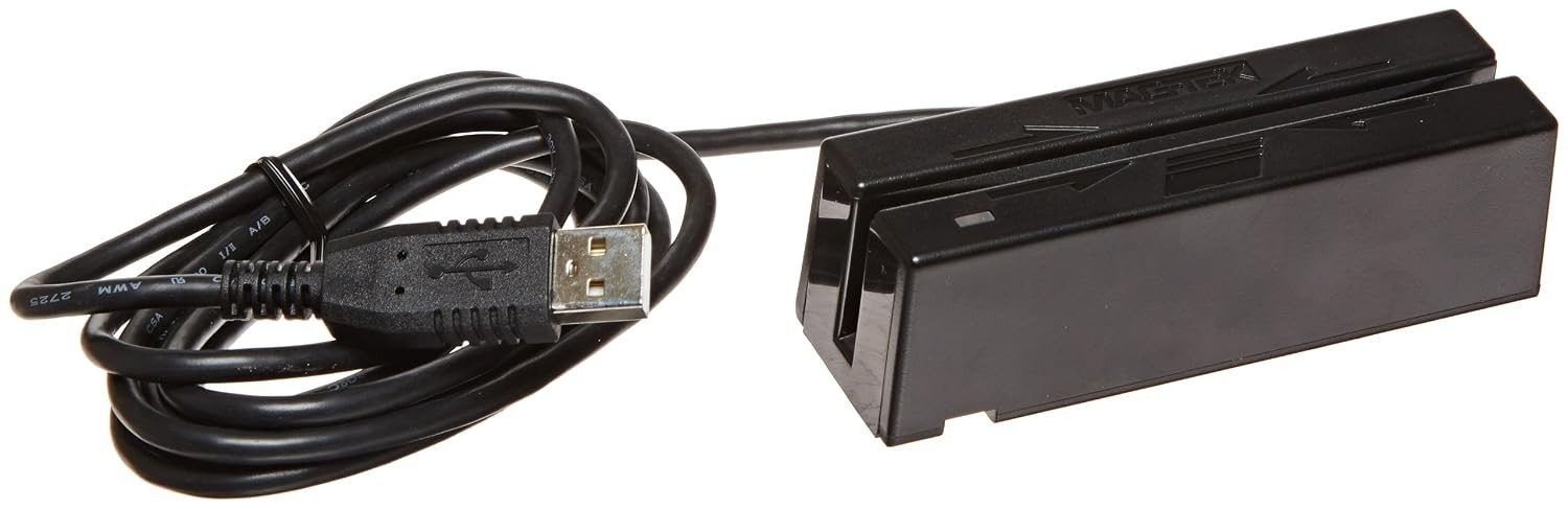 Magtek 221040145 Dynamag USB Powered Credit/Debit Card Reader POS Stripe Swipe