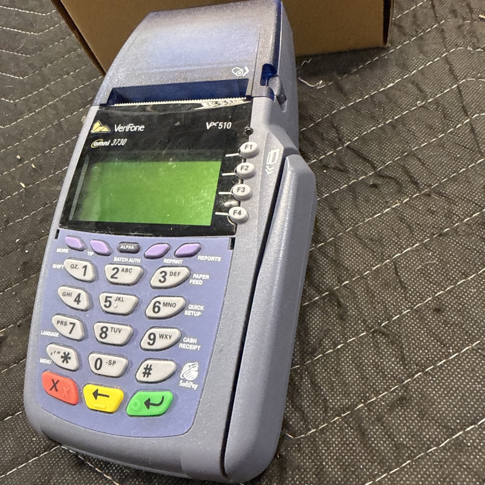 VERIFONE Vx510 CREDIT CARD TERMINAL IN ORIGINAL BOX